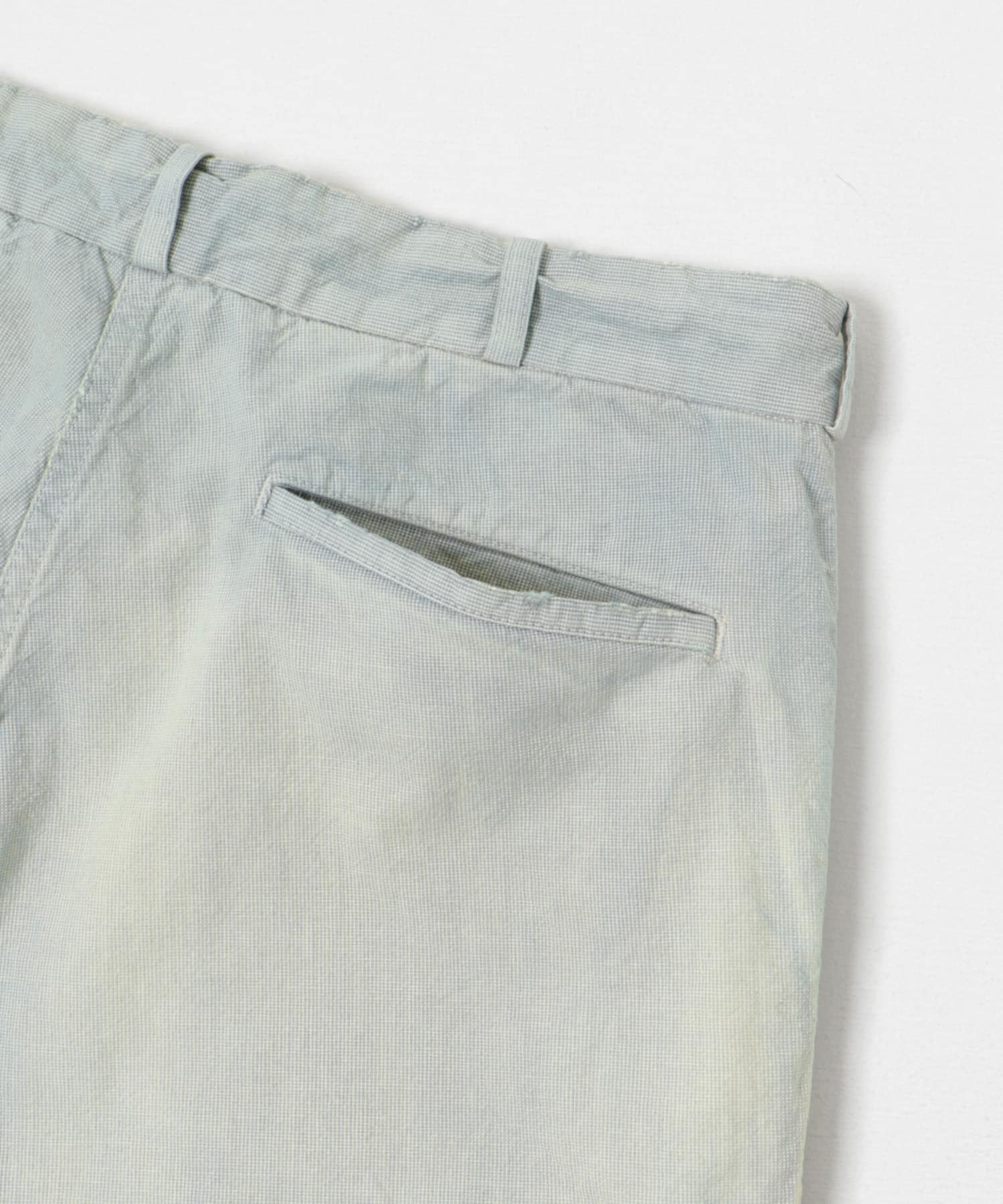 A PRESSE　Indigo Pin Check Work Pants SAX 1