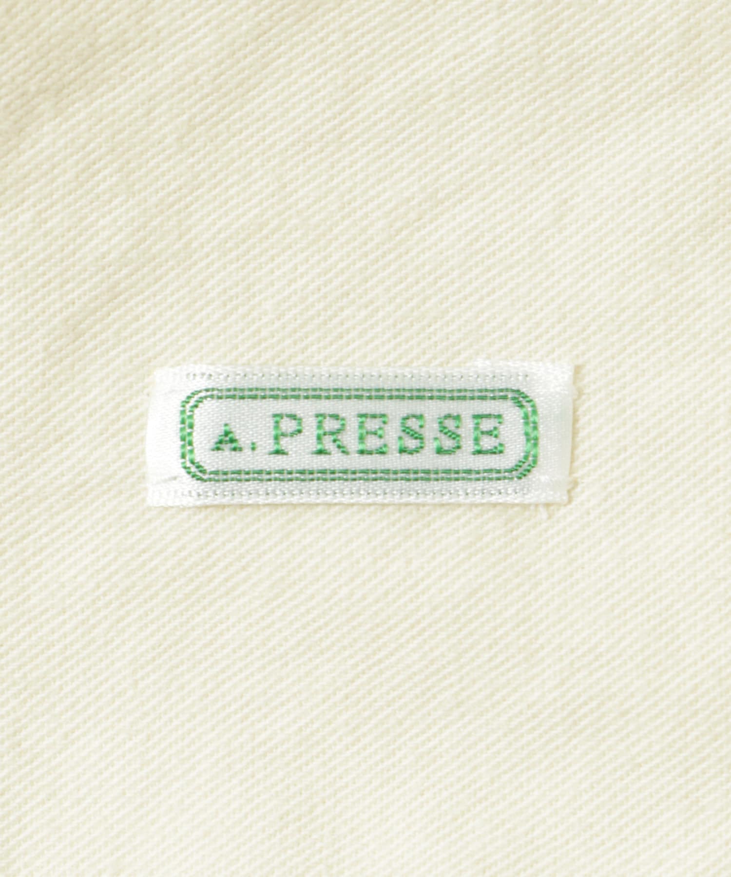 A PRESSE　Indigo Pin Check Work Pants SAX 1