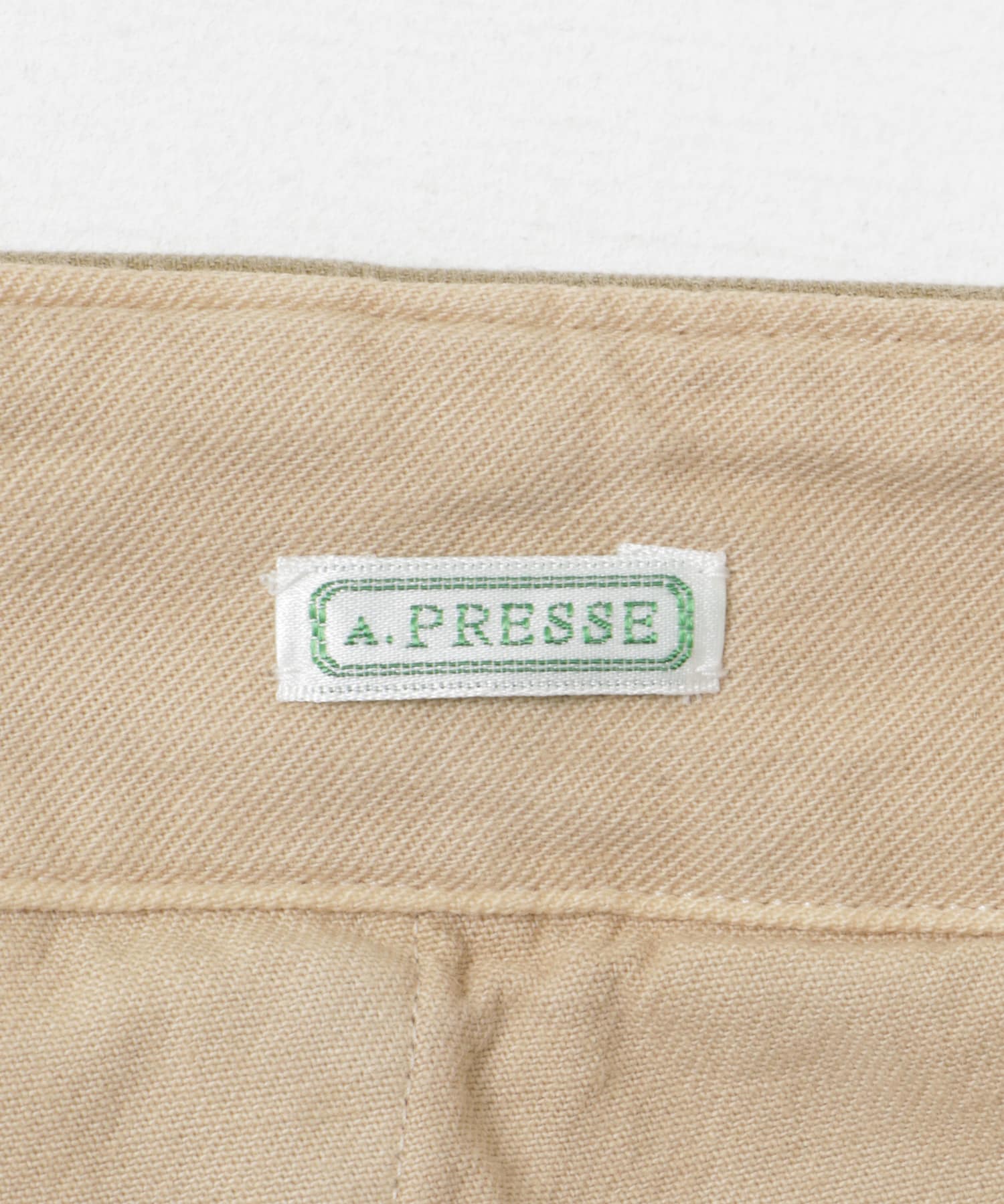A PRESSE　Vintage Chino Trousers BEIGE 1