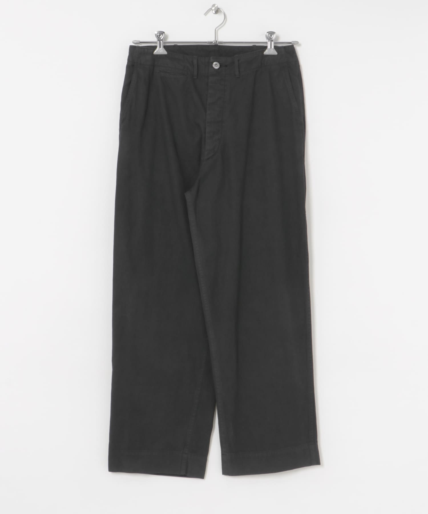 A PRESSE　Vintage Chino Trousers BLACK 1