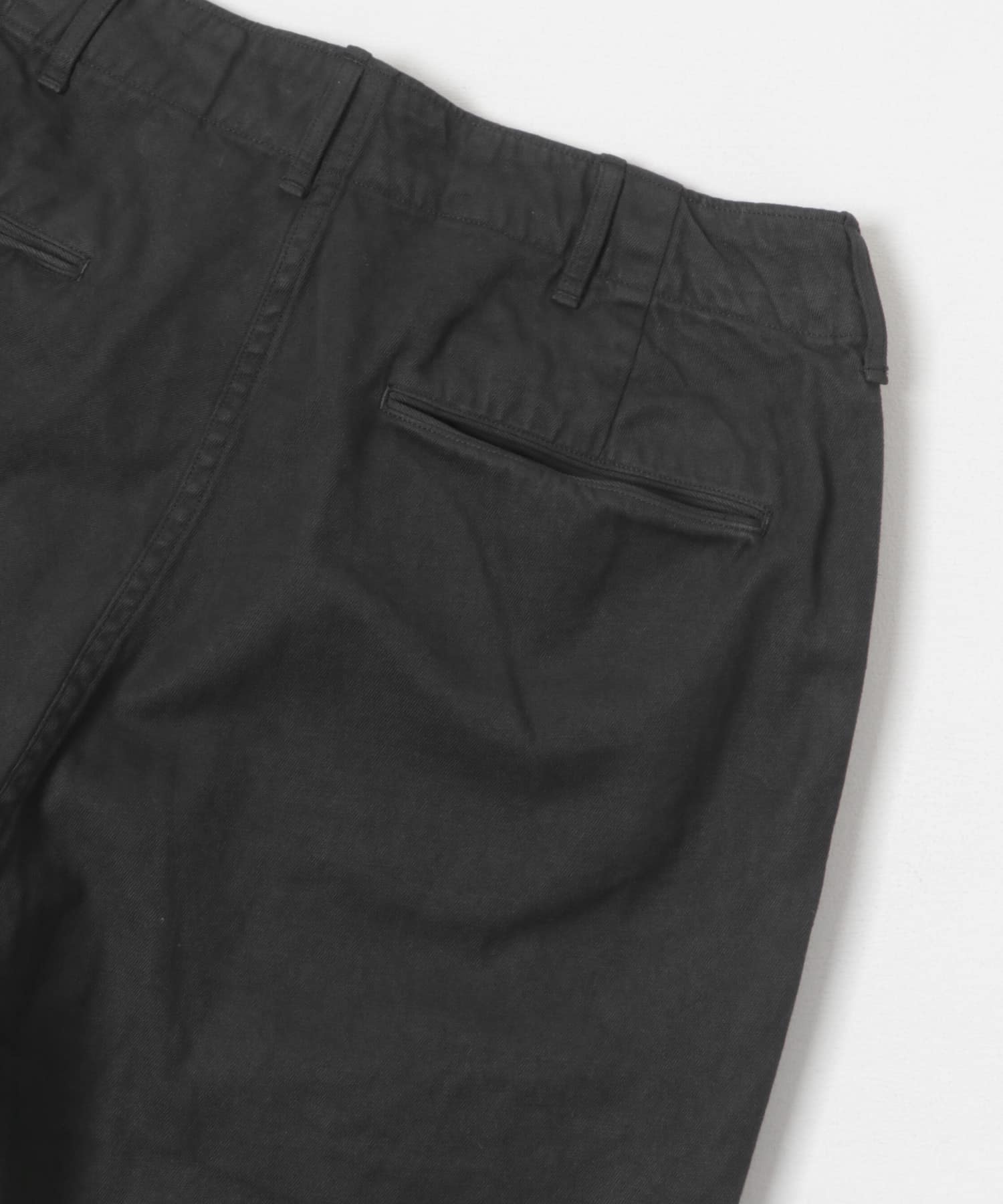 A PRESSE　Vintage Chino Trousers BLACK 1