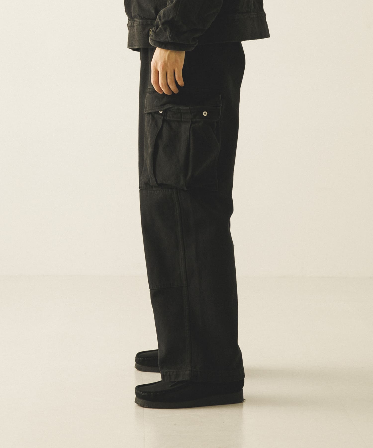 A PRESSE Silk Nep US Coast Guard ODU Trousers(1 BLACK): ボトム