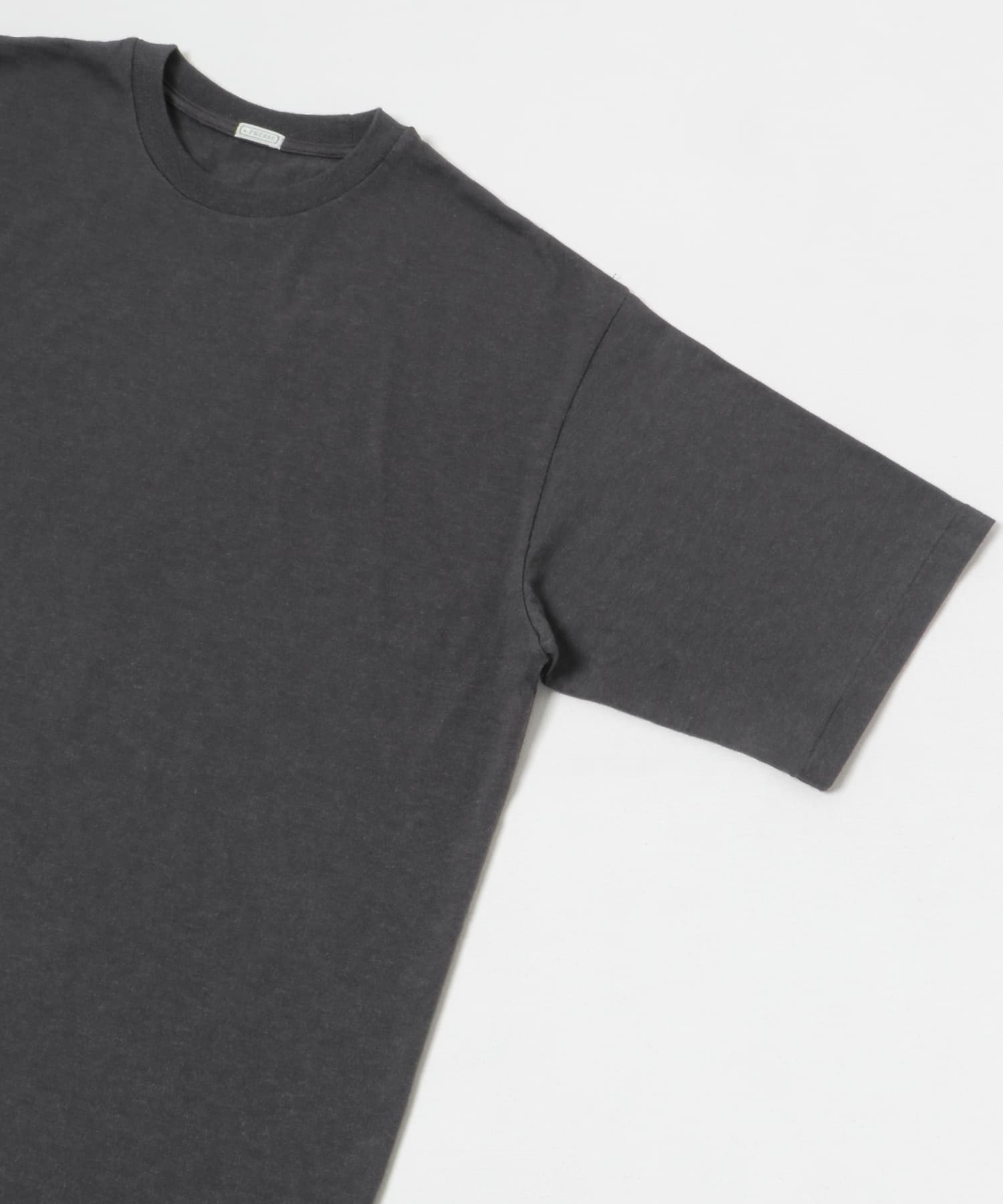 A PRESSE　Cashmere Blend SS T-Shirt CHARCOAL 2