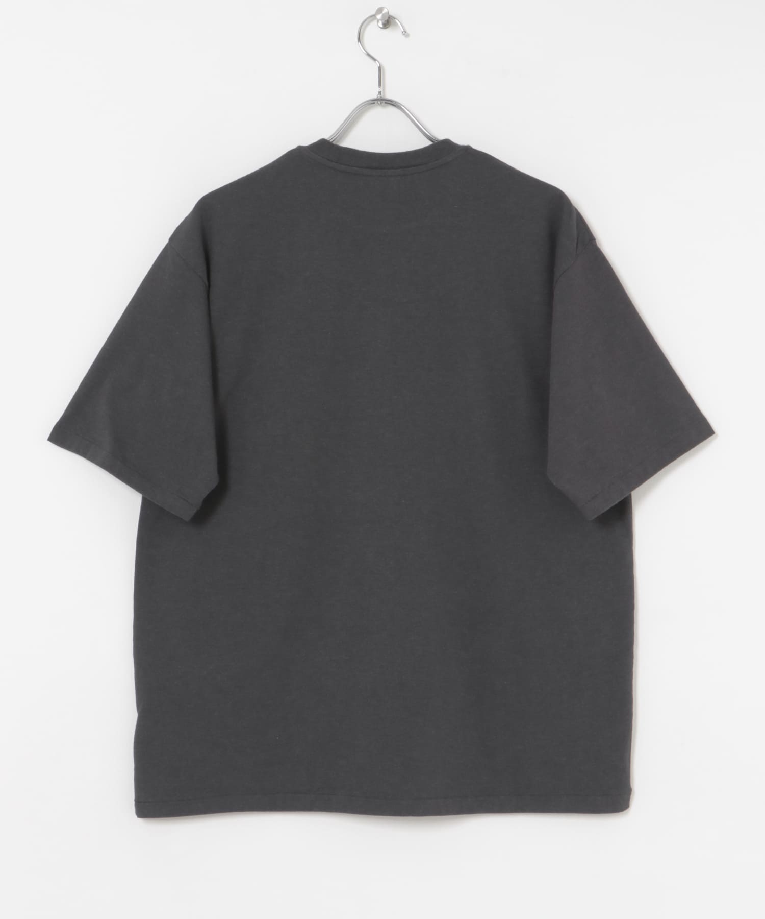 A PRESSE　Cashmere Blend SS T-Shirt CHARCOAL 2