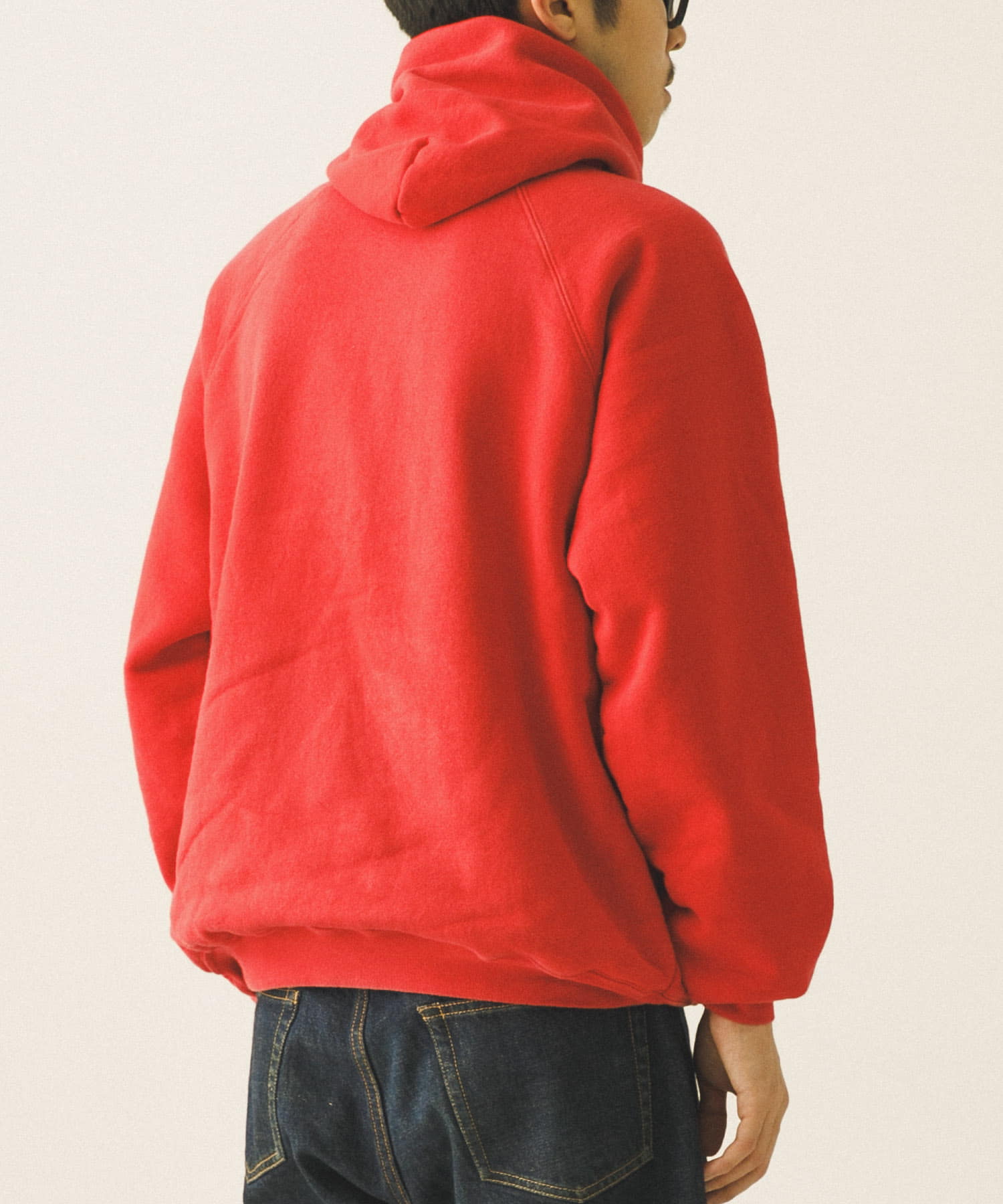 A PRESSE　Vintage Sweat Hoodie RED 2