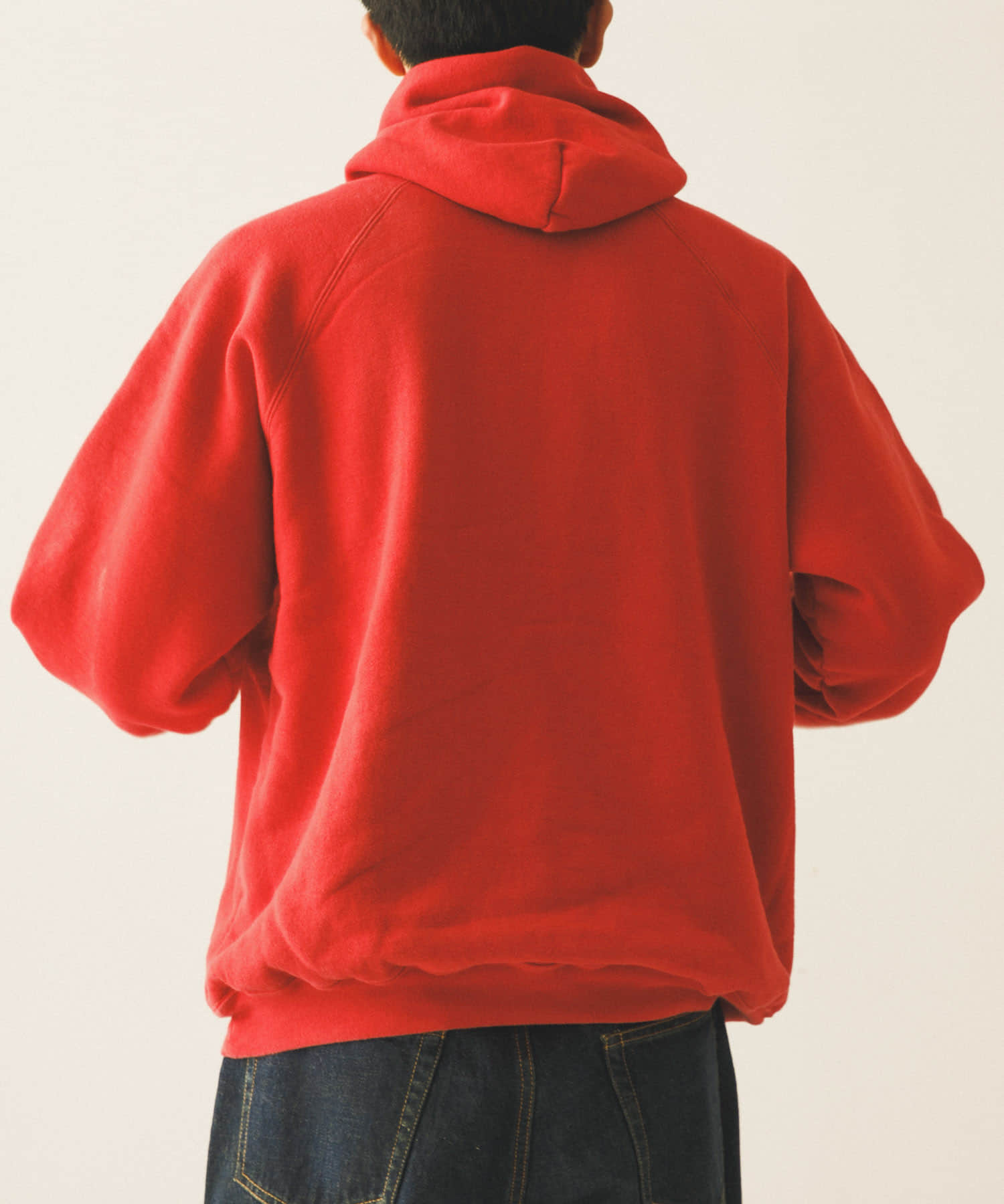 A PRESSE　Vintage Sweat Hoodie RED 3