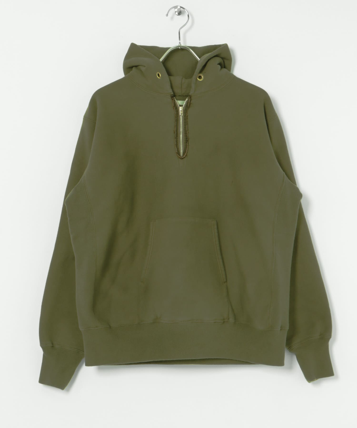 A PRESSE　Vintage Half Zip Sweat Hoodie