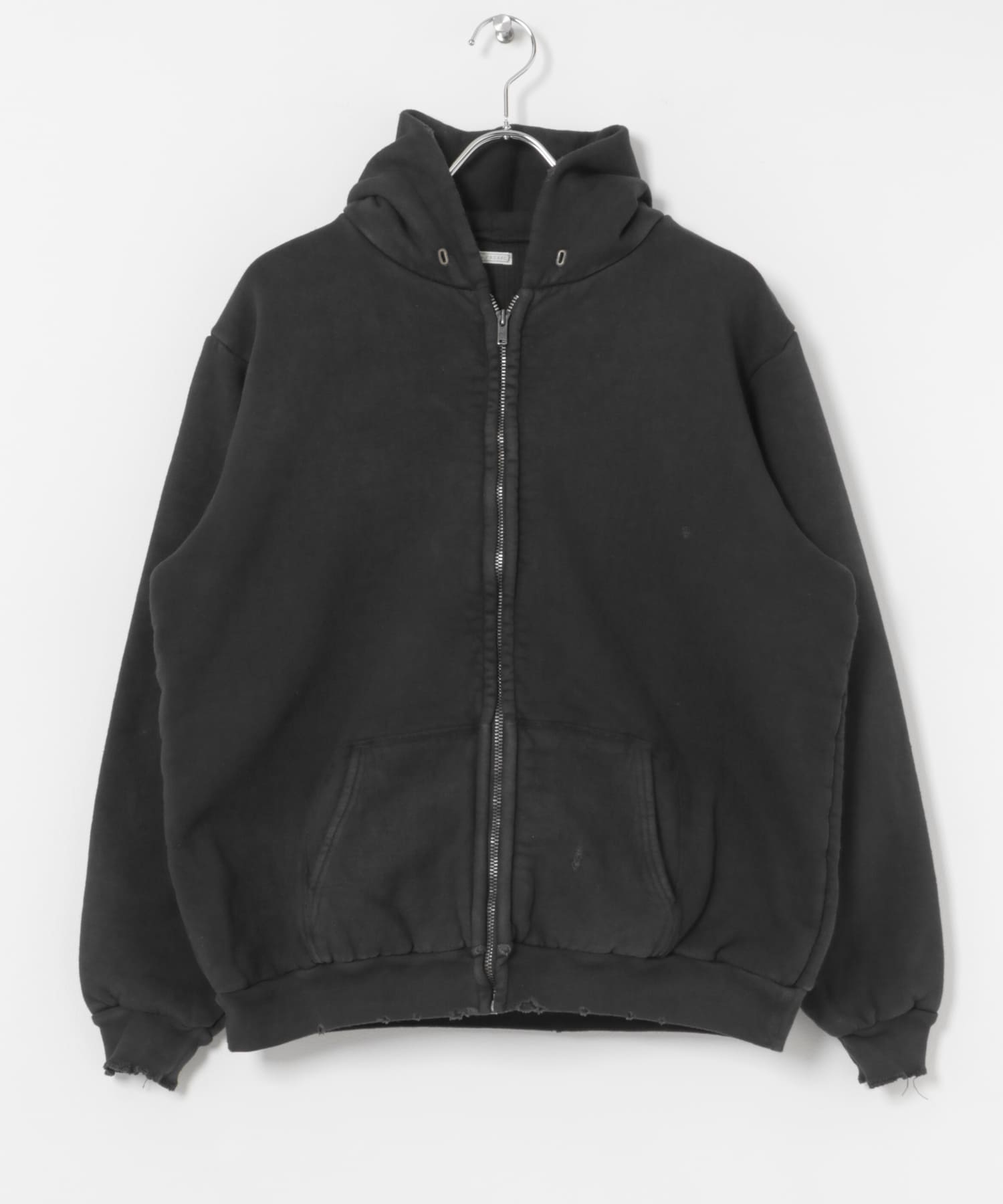 A PRESSE　Vintage Zip Sweat Hoodie BLACK 2