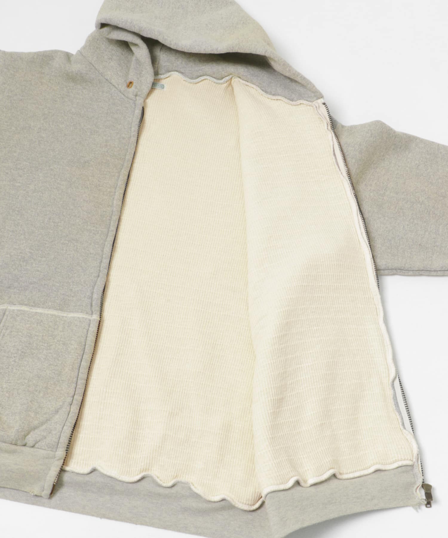 A PRESSE　Vintage Zip Sweat Hoodie GRAY 2