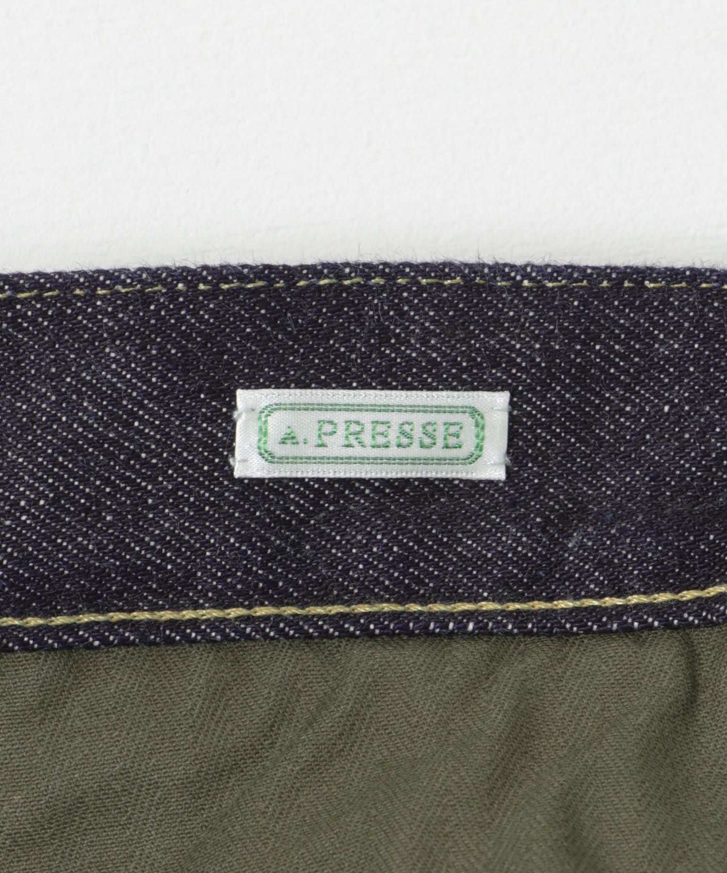 A PRESSE　Washed Denim Wide Pants INDIGO 30/28