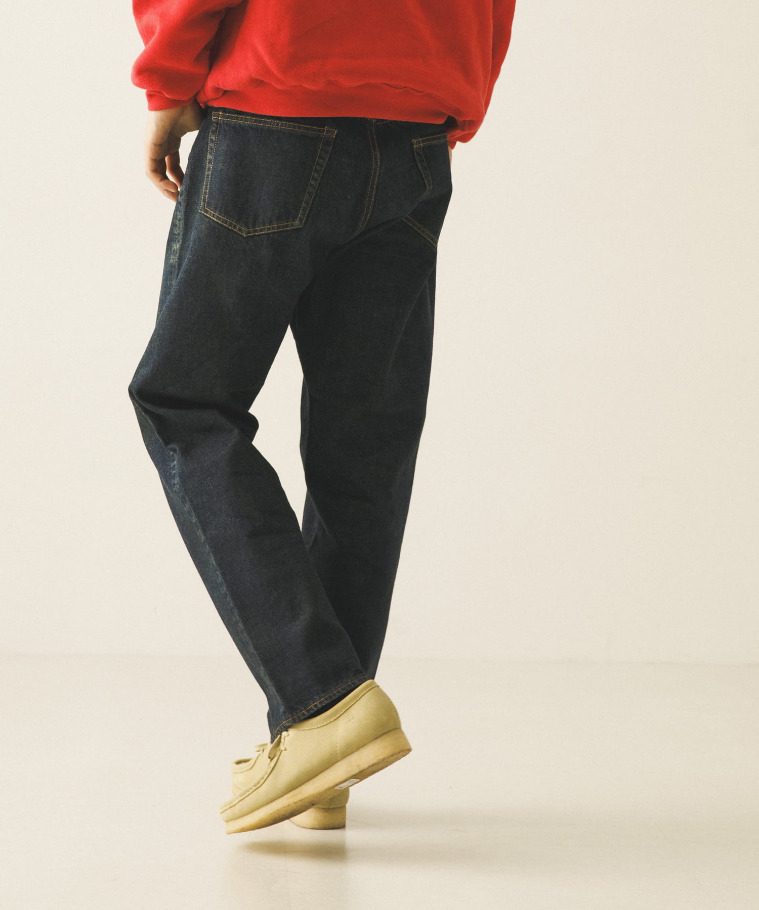 A PRESSE　Washed Denim Pants E INDIGO 30/27