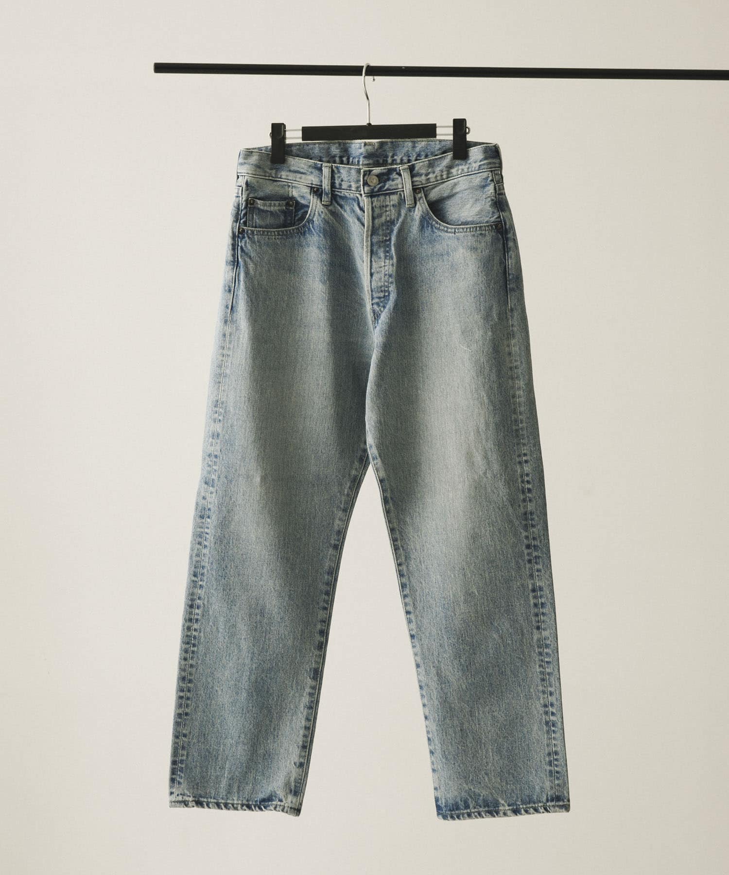 A PRESSE　Washed Denim Pants