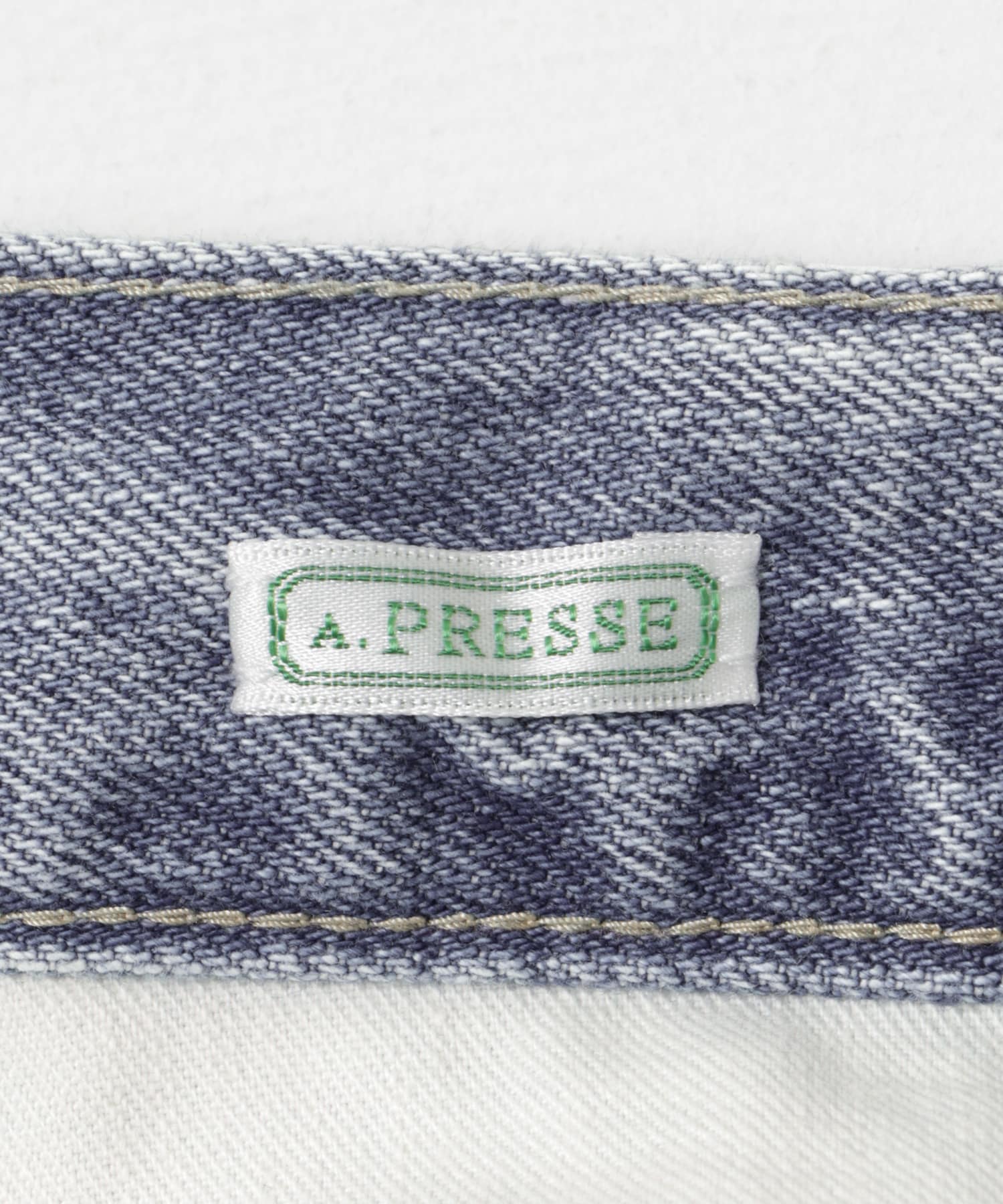 A PRESSE　Washed Denim Pants INDIGO 30