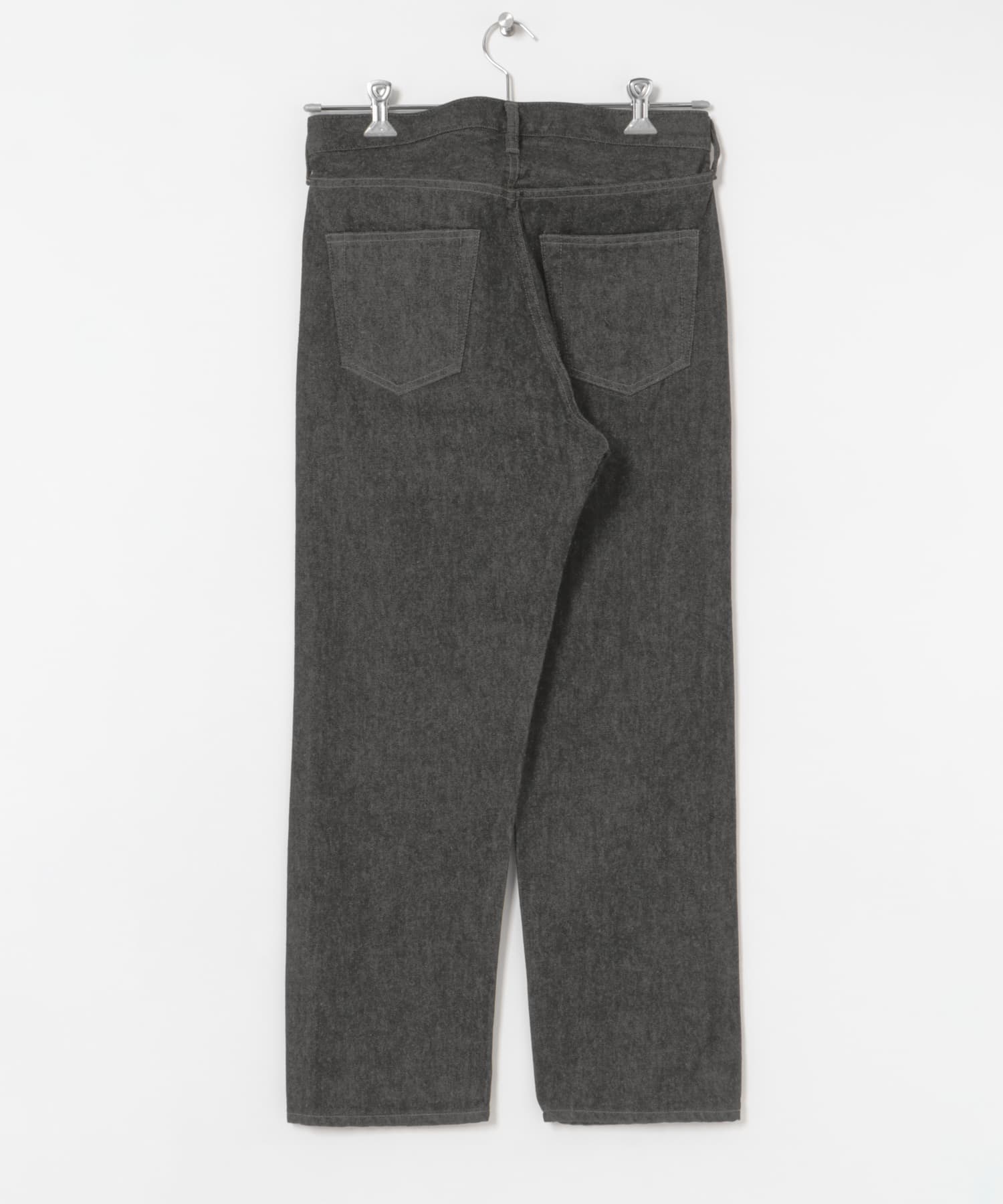 A PRESSE　Black Washed Denim Pants BLACK 30