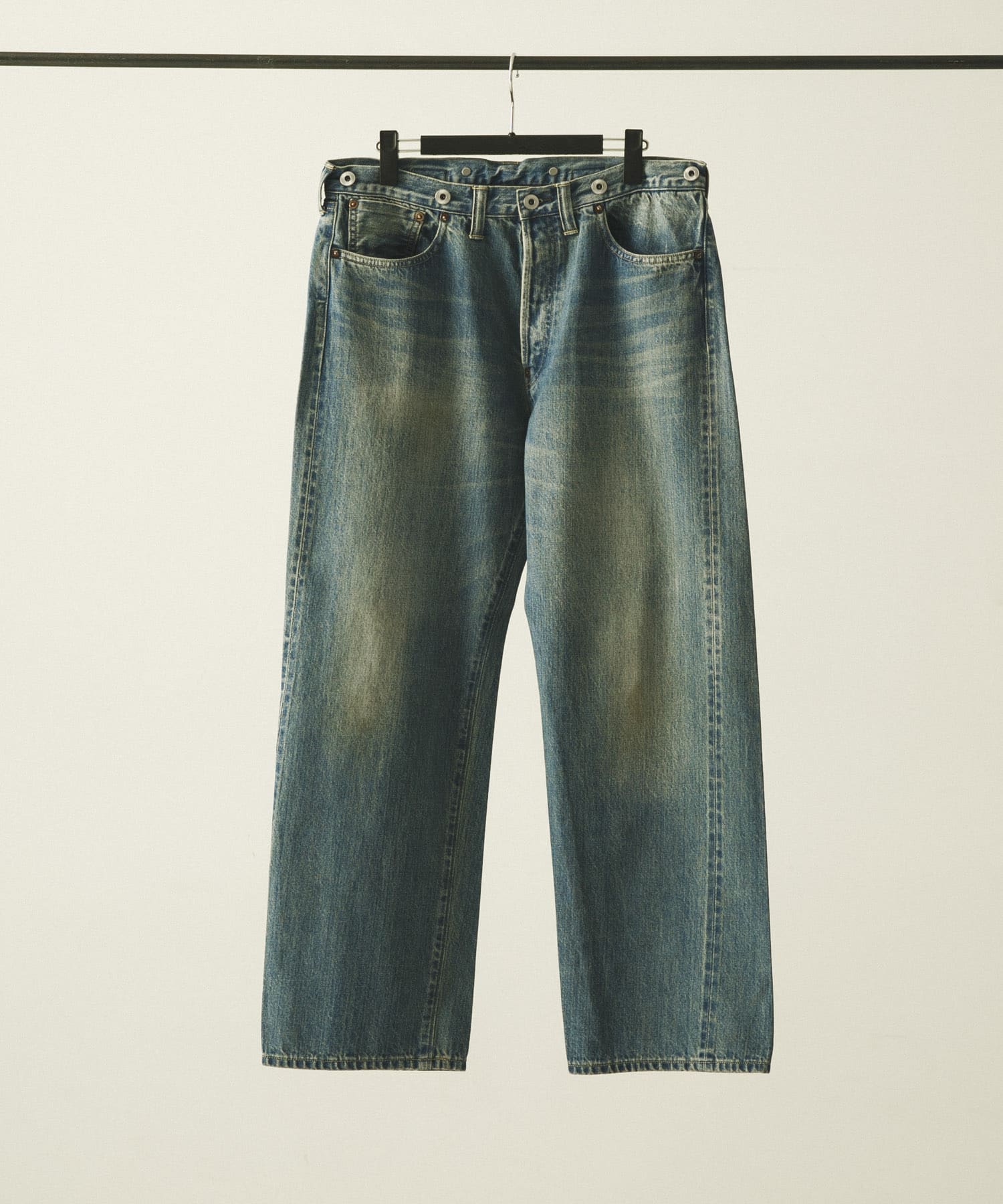 A PRESSE　No.2 Washed Denim Pants