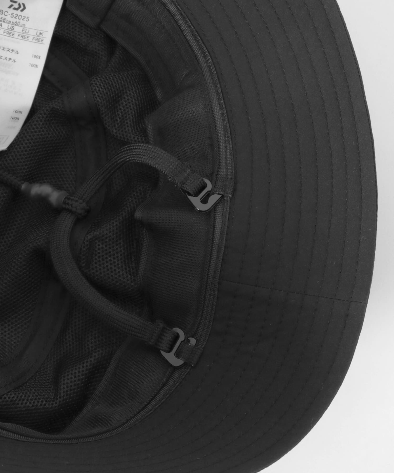 DAIWA PIER39　TECH VENTILATION HAT BLACK FREE