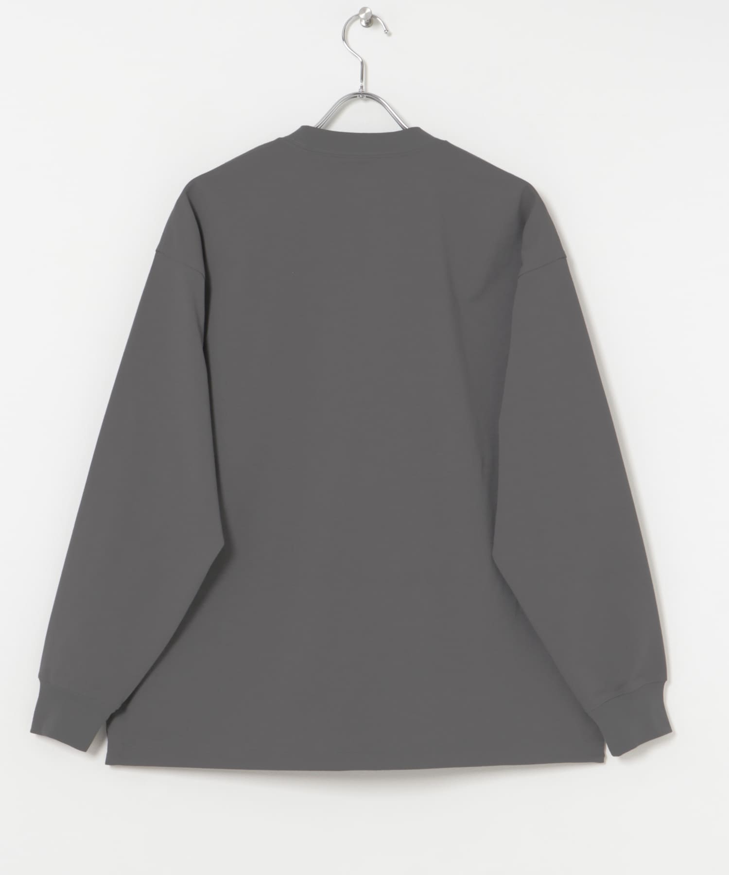 DAIWA PIER39　TECH DRAWSTRING L/S TEE CHARCOAL S