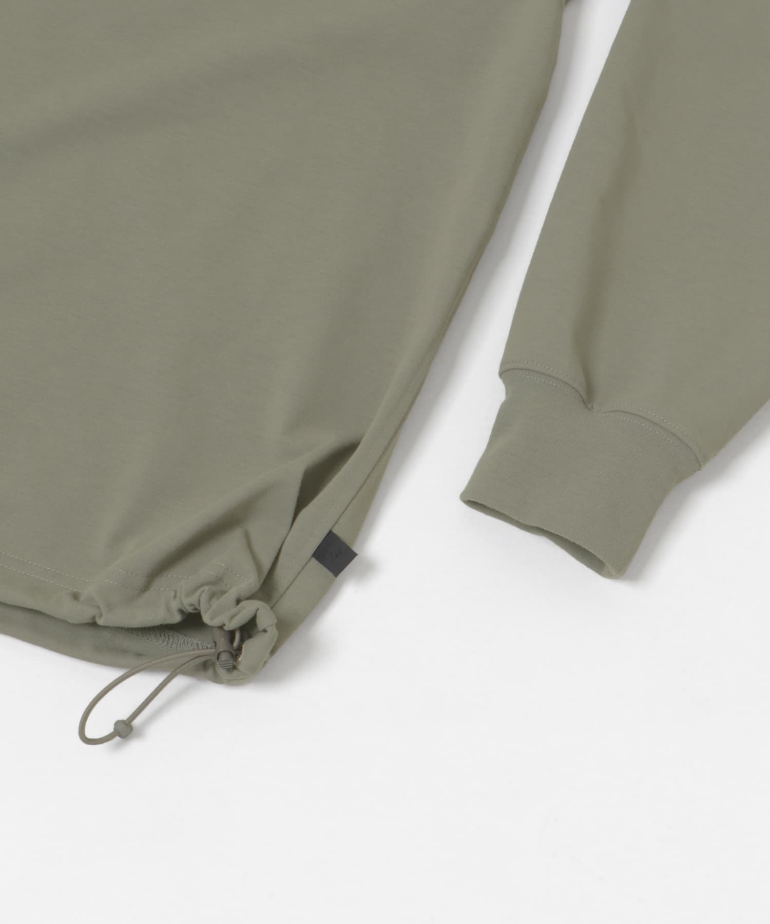 DAIWA PIER39　TECH DRAWSTRING L/S TEE WOLF GRAY S