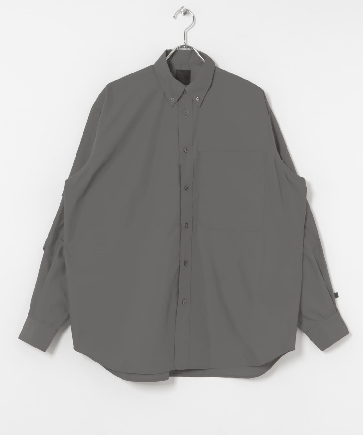 DAIWA PIER39 TECH BUTTON DOWN SHIRT L/S(S CHARCOAL): トップス