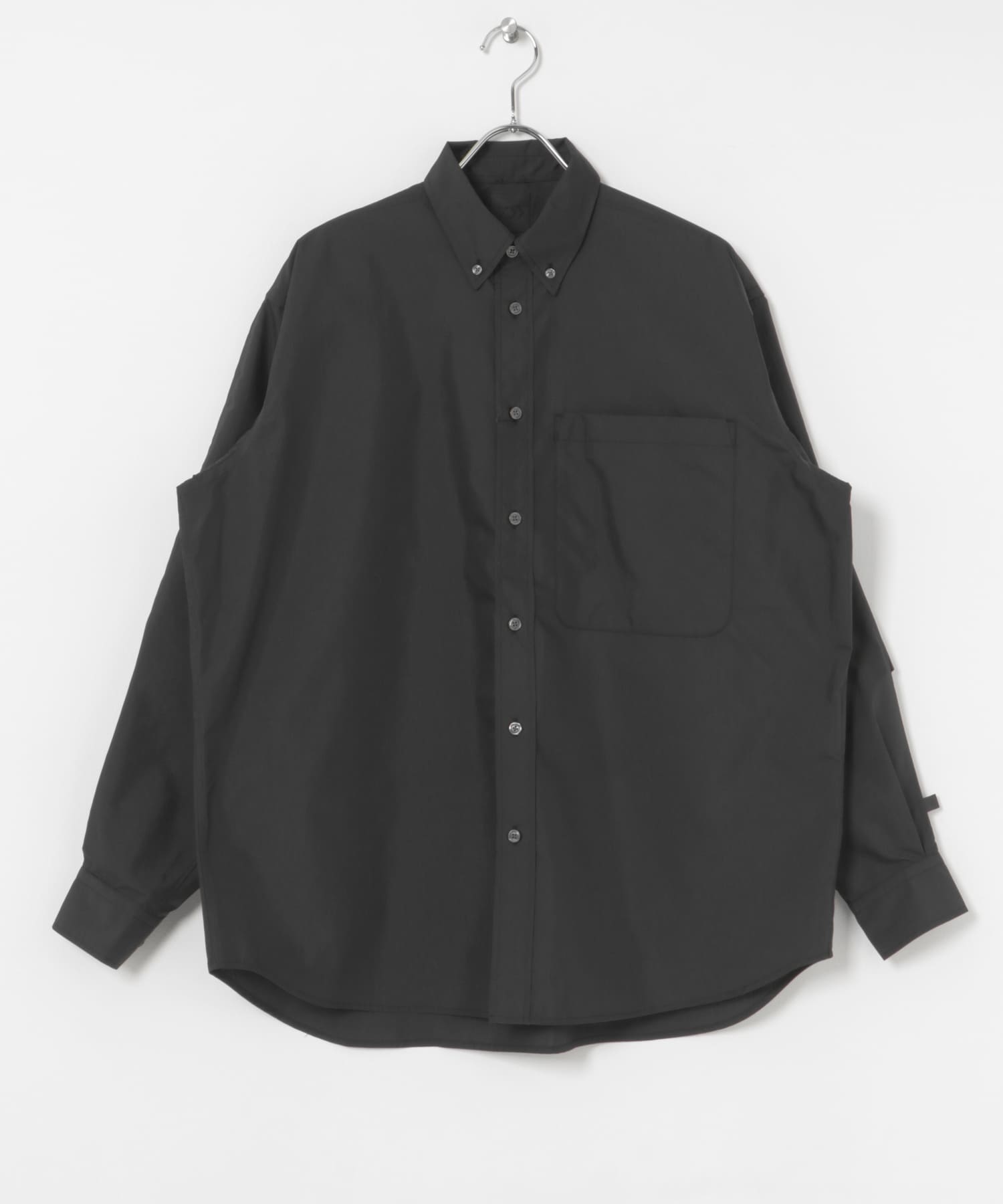 DAIWA PIER39 TECH BUTTON DOWN SHIRT L/S(S CHARCOAL): トップス