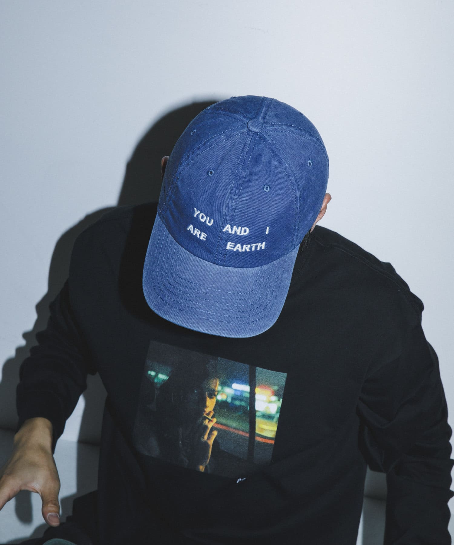 BLANKMAG　YOU AND I ARE EARTH  Cap Navy FREE