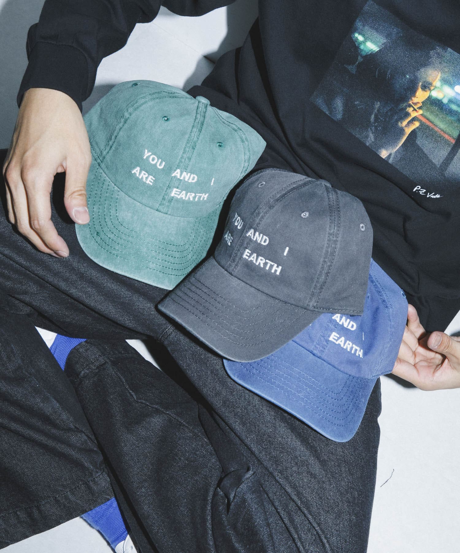 BLANKMAG　YOU AND I ARE EARTH  Cap Black FREE