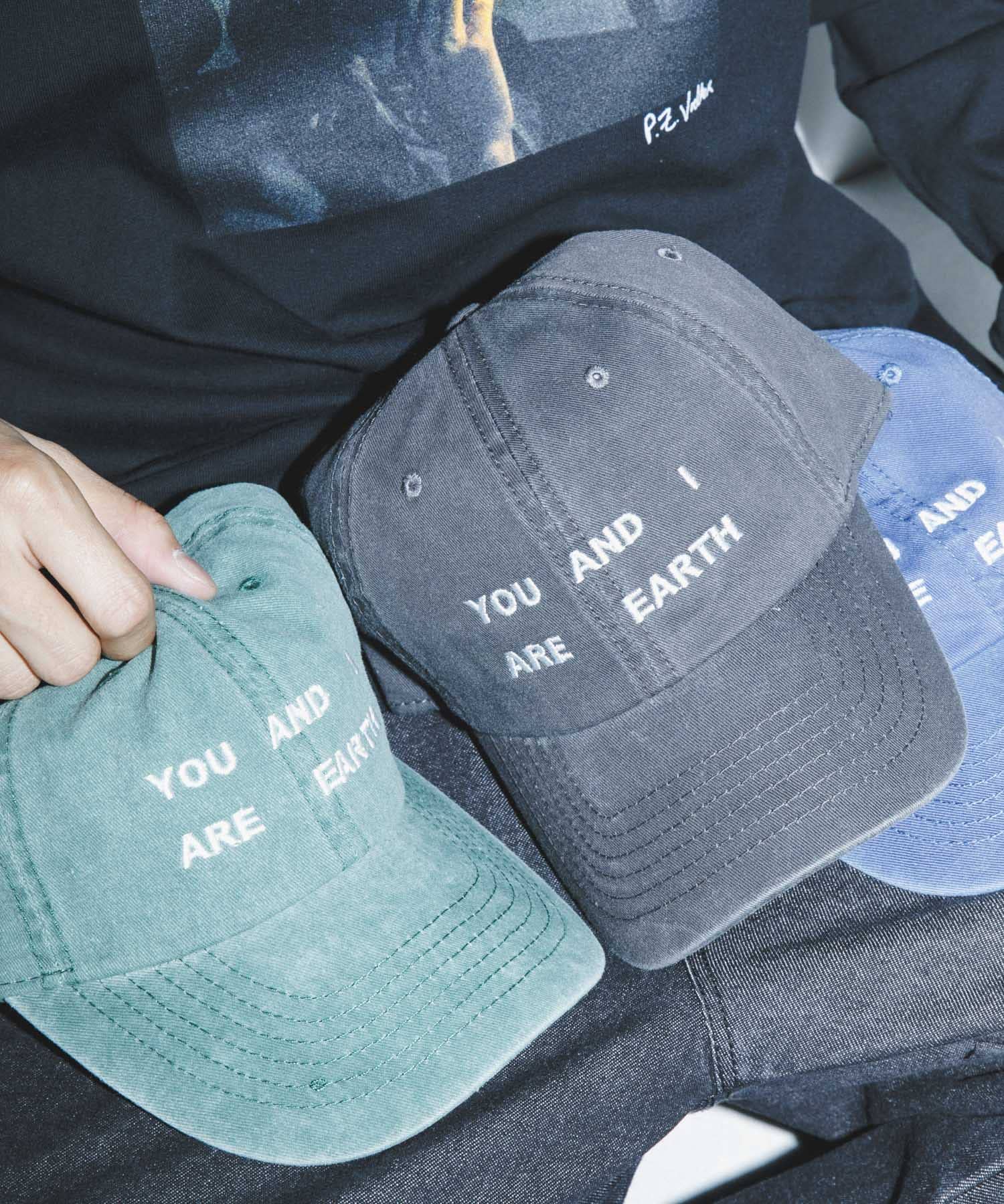 BLANKMAG　YOU AND I ARE EARTH  Cap Black FREE