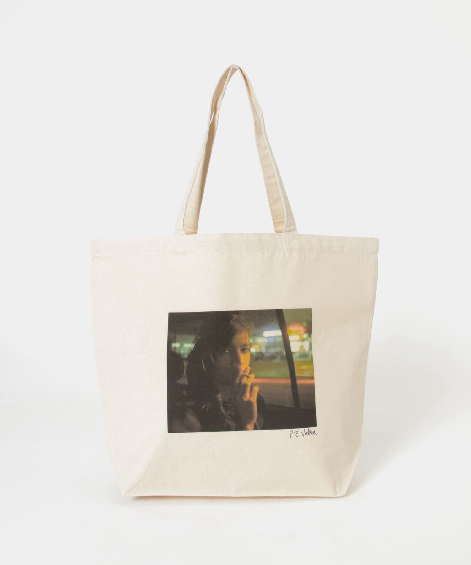 BLANKMAG　NIGHT photo Tote Bag White FREE