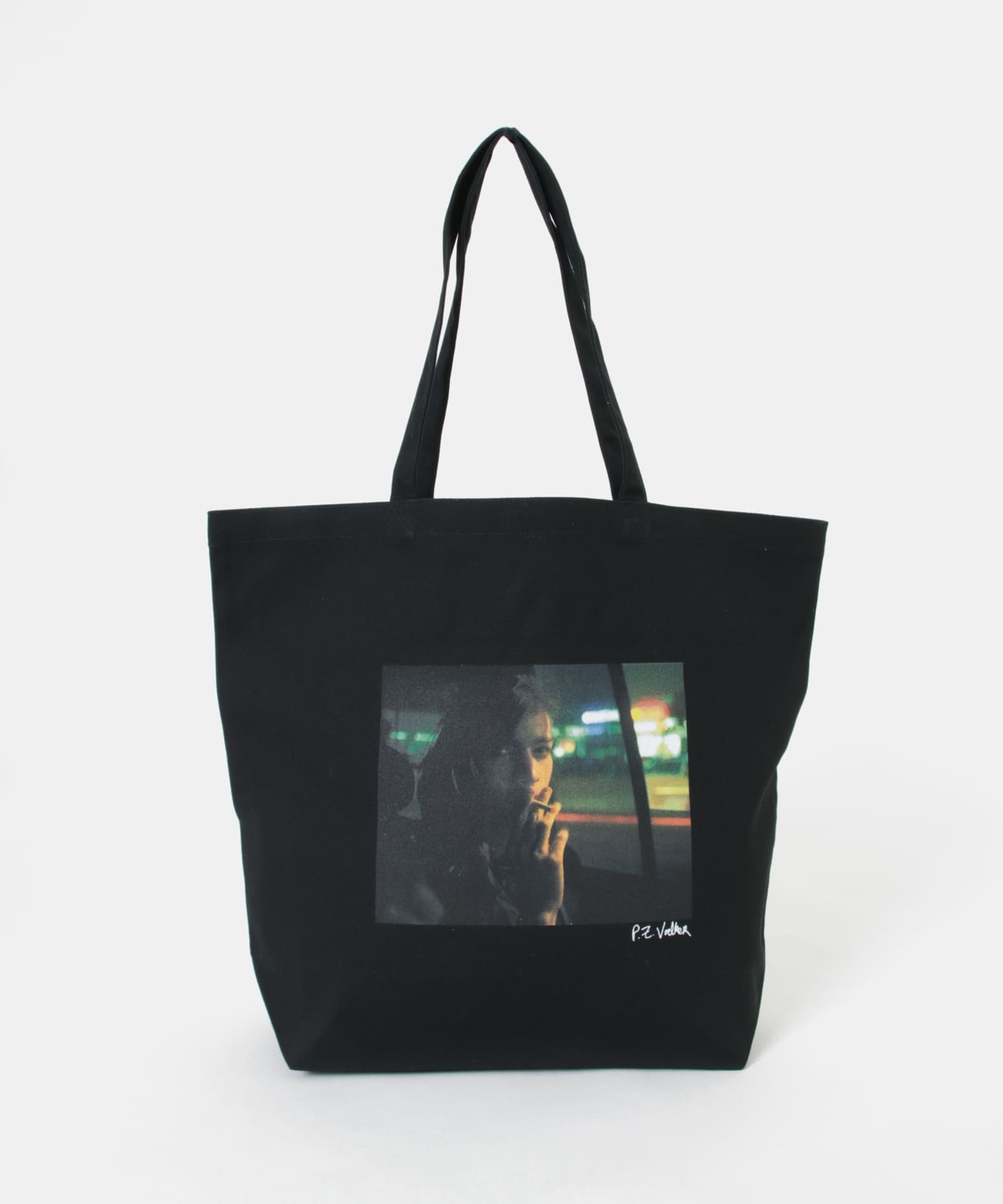 BLANKMAG　NIGHT photo Tote Bag Black FREE