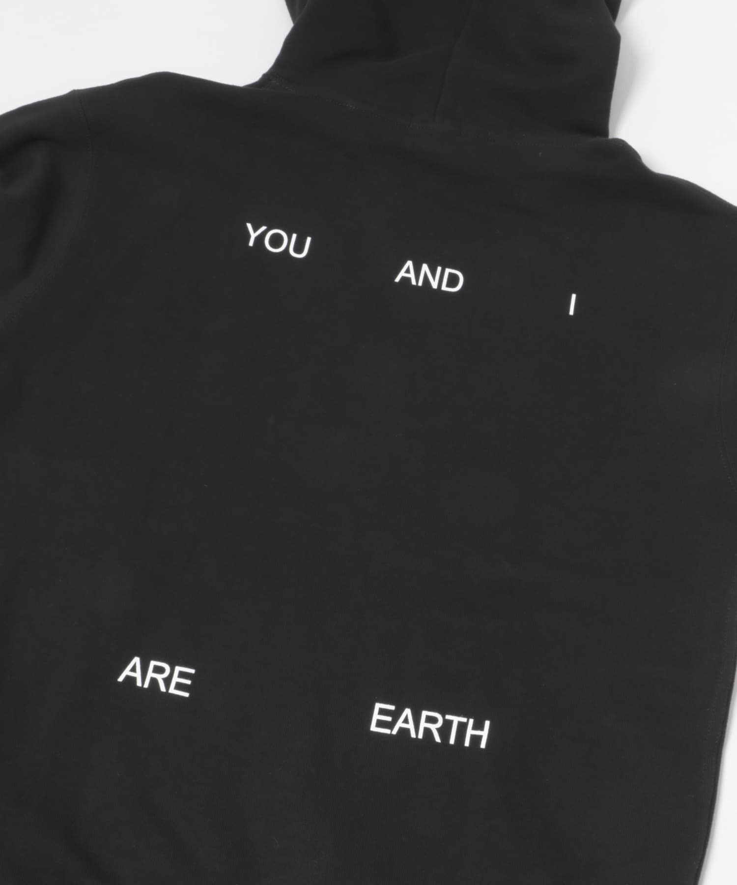 BLANKMAG　B/W photo Hoodie Black M