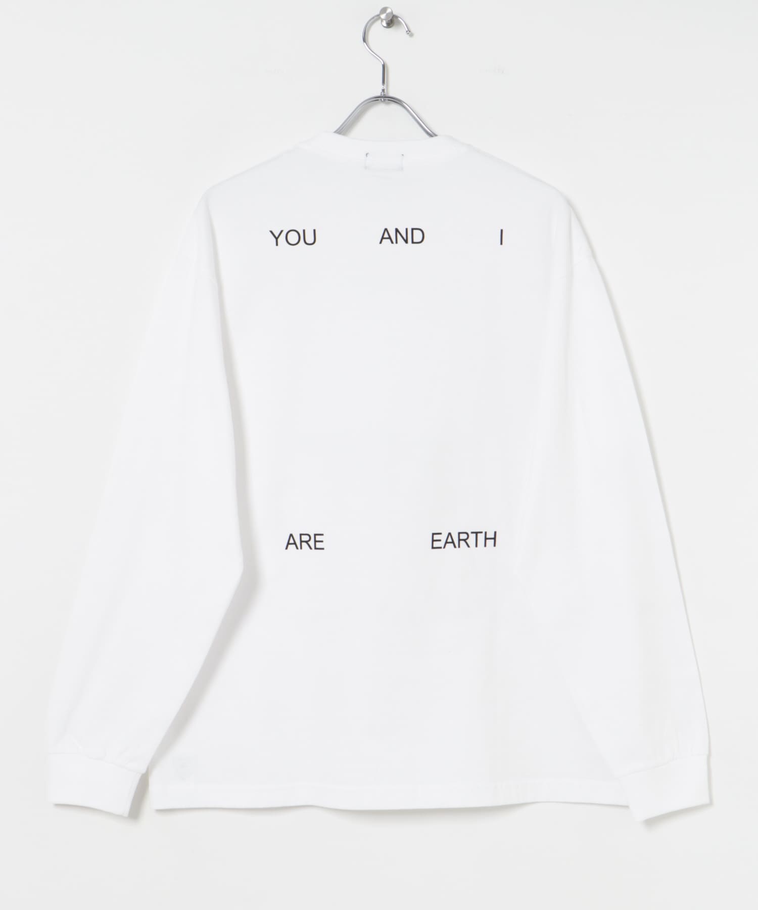BLANKMAG　B/W photo L/S Tee White M