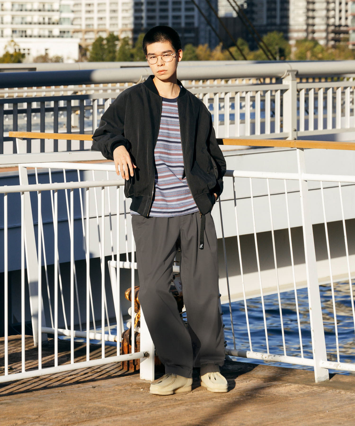 model身長：174cm 着用サイズ：L