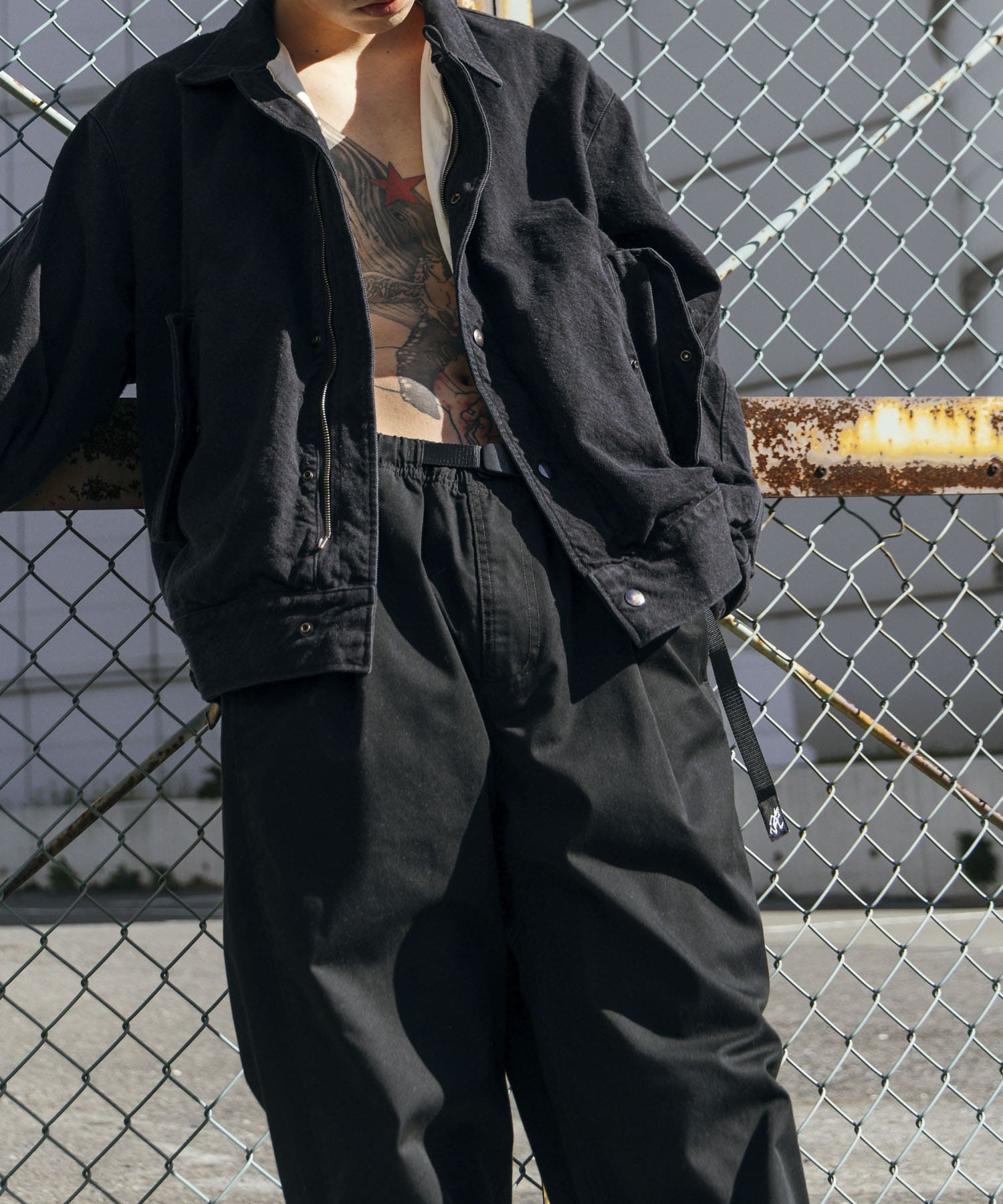 model身長：174cm 着用サイズ：L