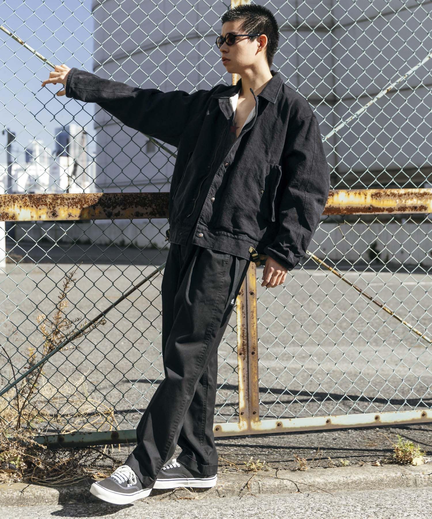 model身長：174cm 着用サイズ：L