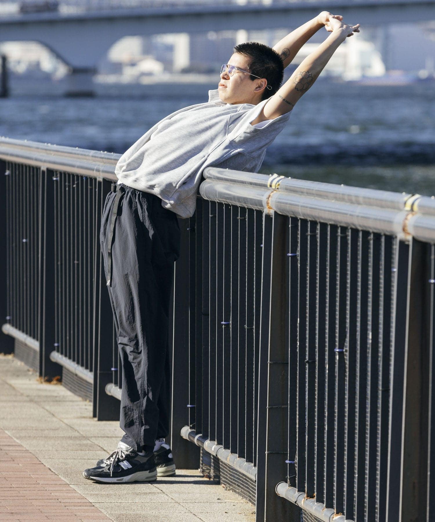 model身長：174cm 着用サイズ：L