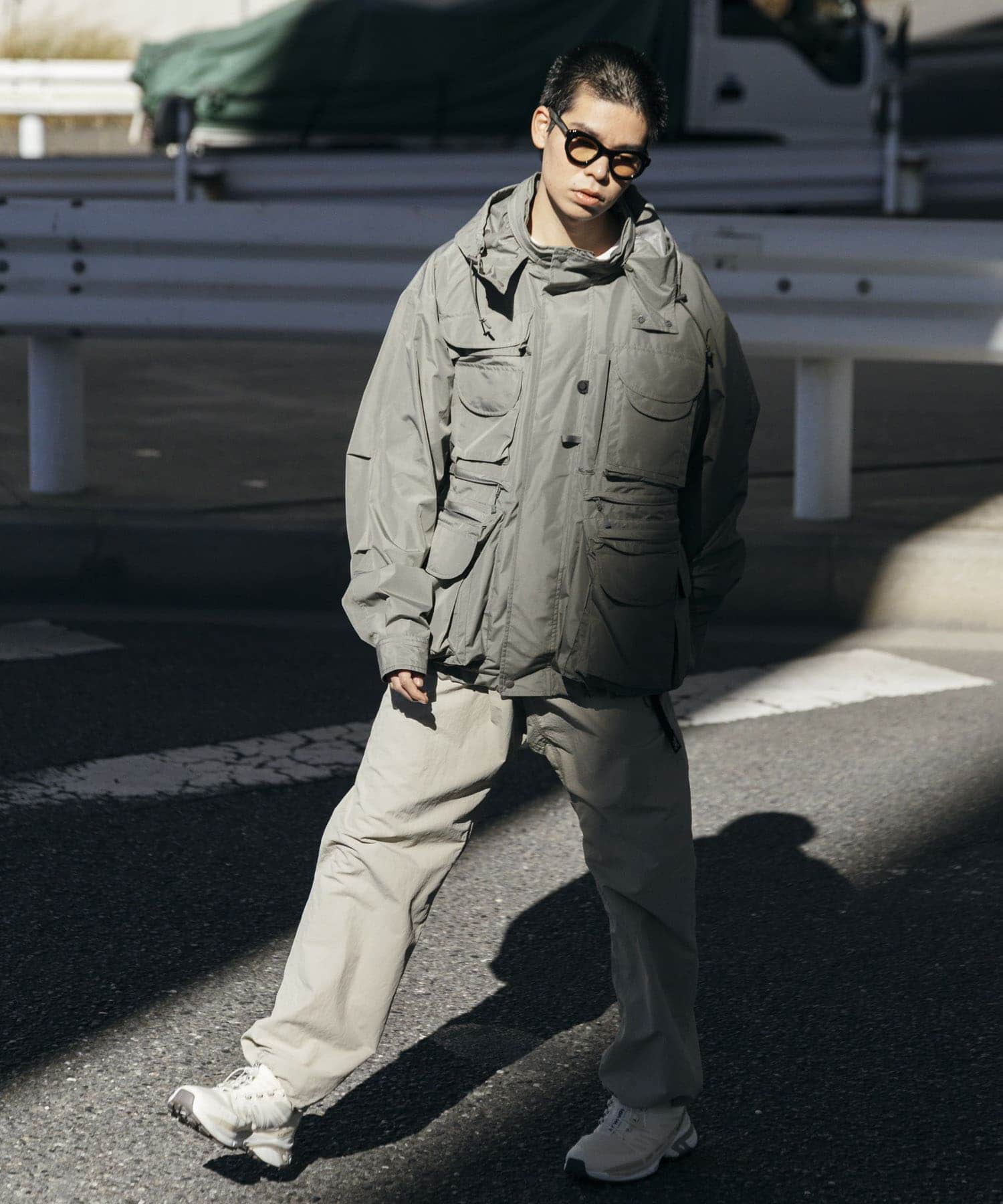 model身長：174cm 着用サイズ：L