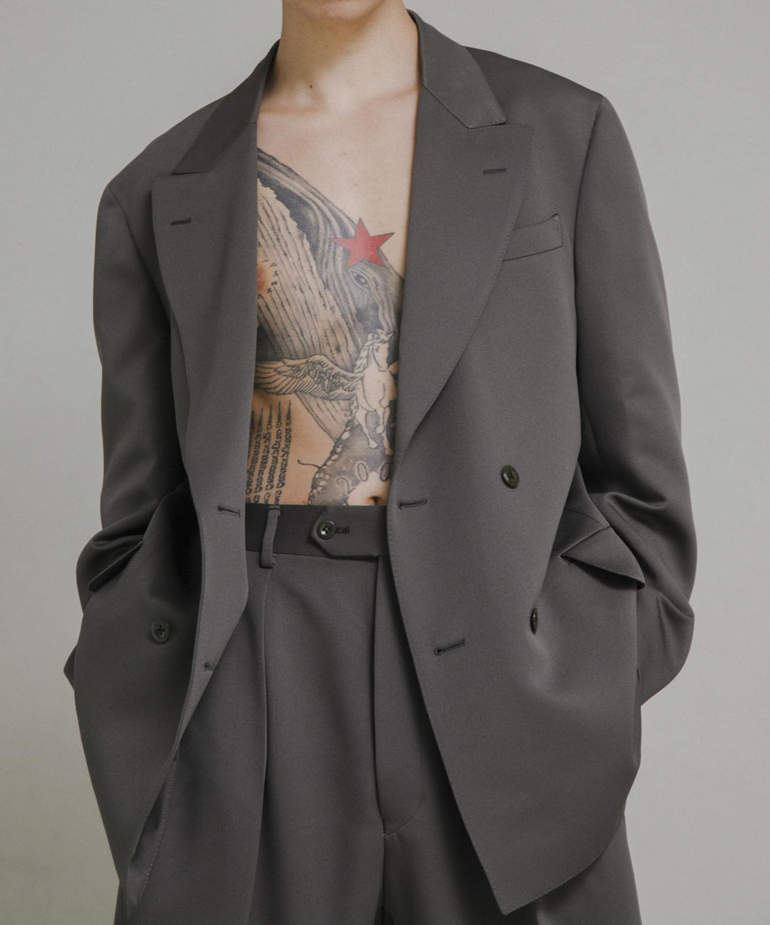 『別注』NEAT×URBS　GRAN-TEX DOUBLE JACKET KHAKI GRAY 44
