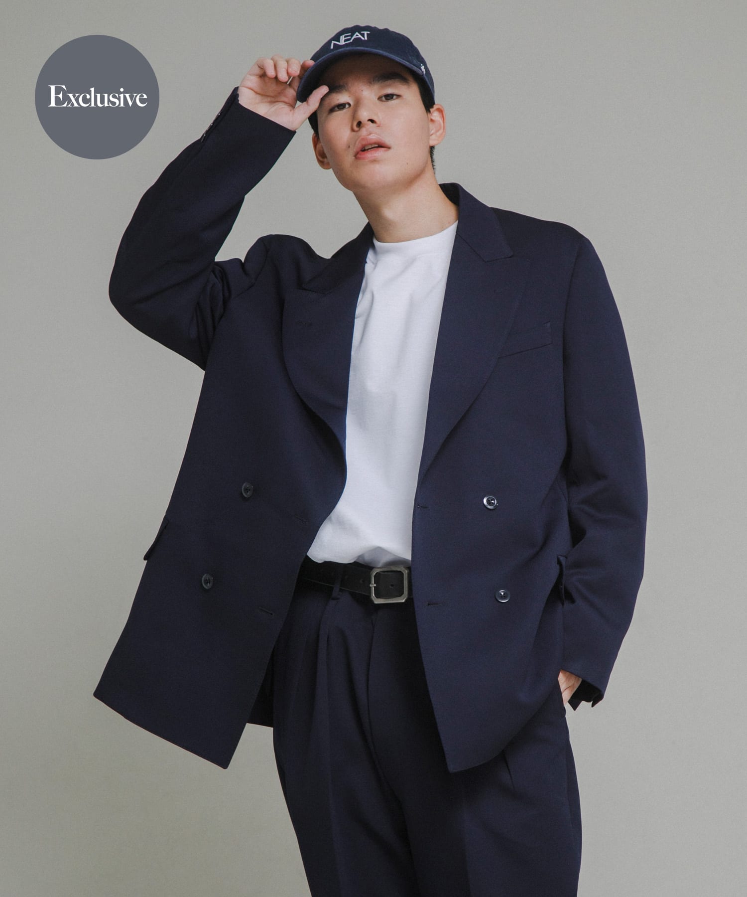 『別注』NEAT×URBS　GRAN-TEX DOUBLE JACKET Navy 44
