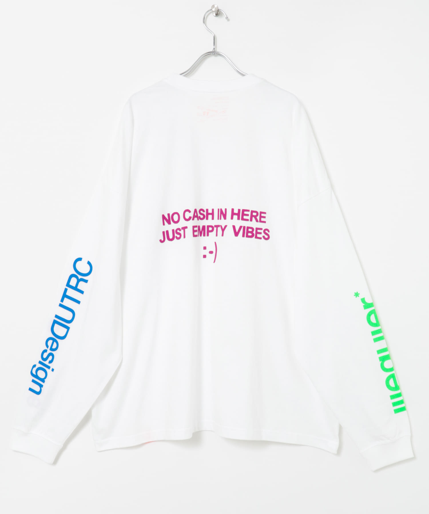 illeguler　UNTRACE×THISWAY×TOWN BOY L/S TEE02 White L