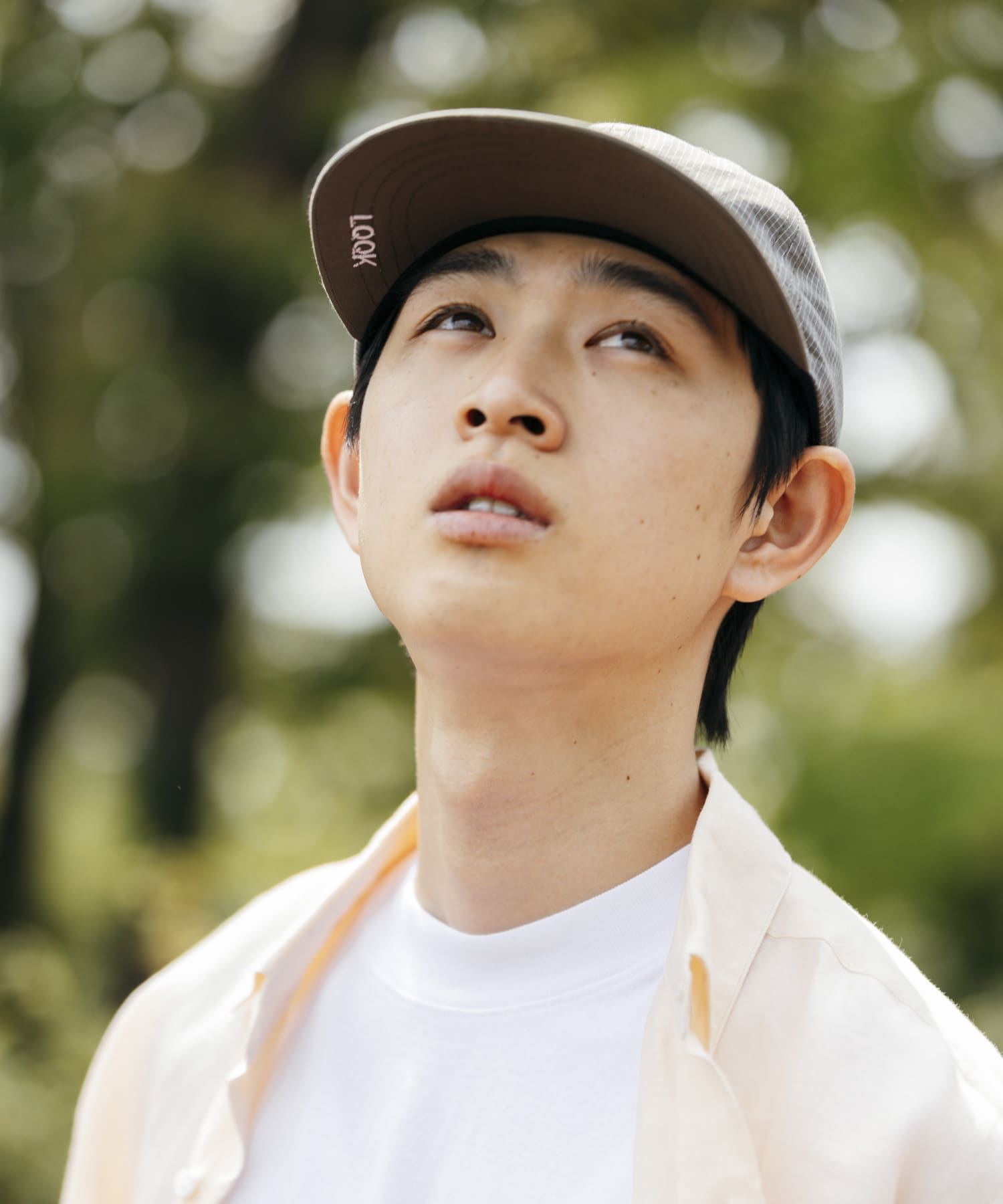 LQQK Studio　BOX LOGO CAP KHAKI one