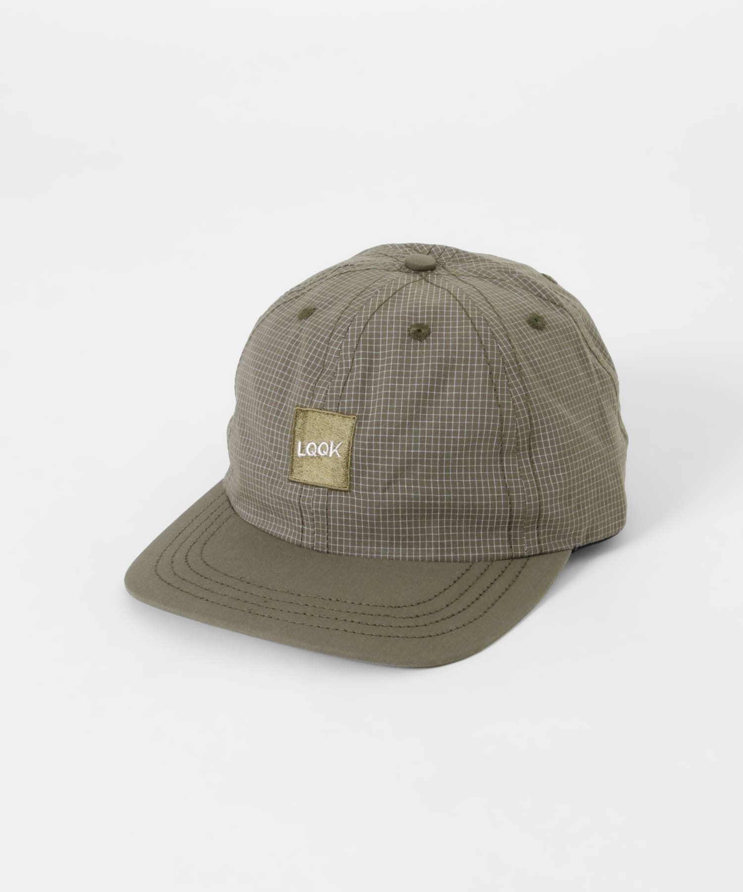 LQQK Studio　BOX LOGO CAP KHAKI one