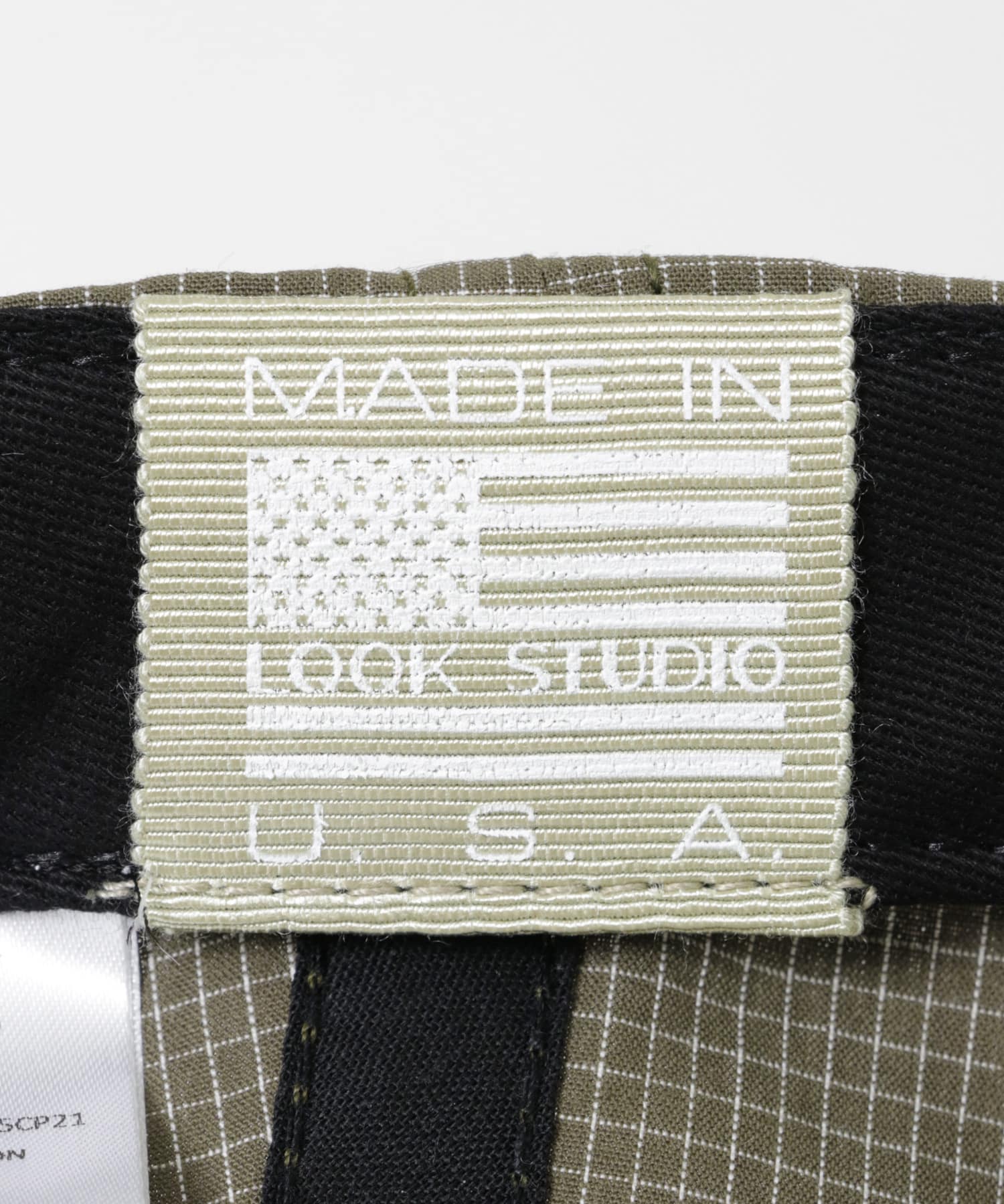 LQQK Studio　BOX LOGO CAP KHAKI one