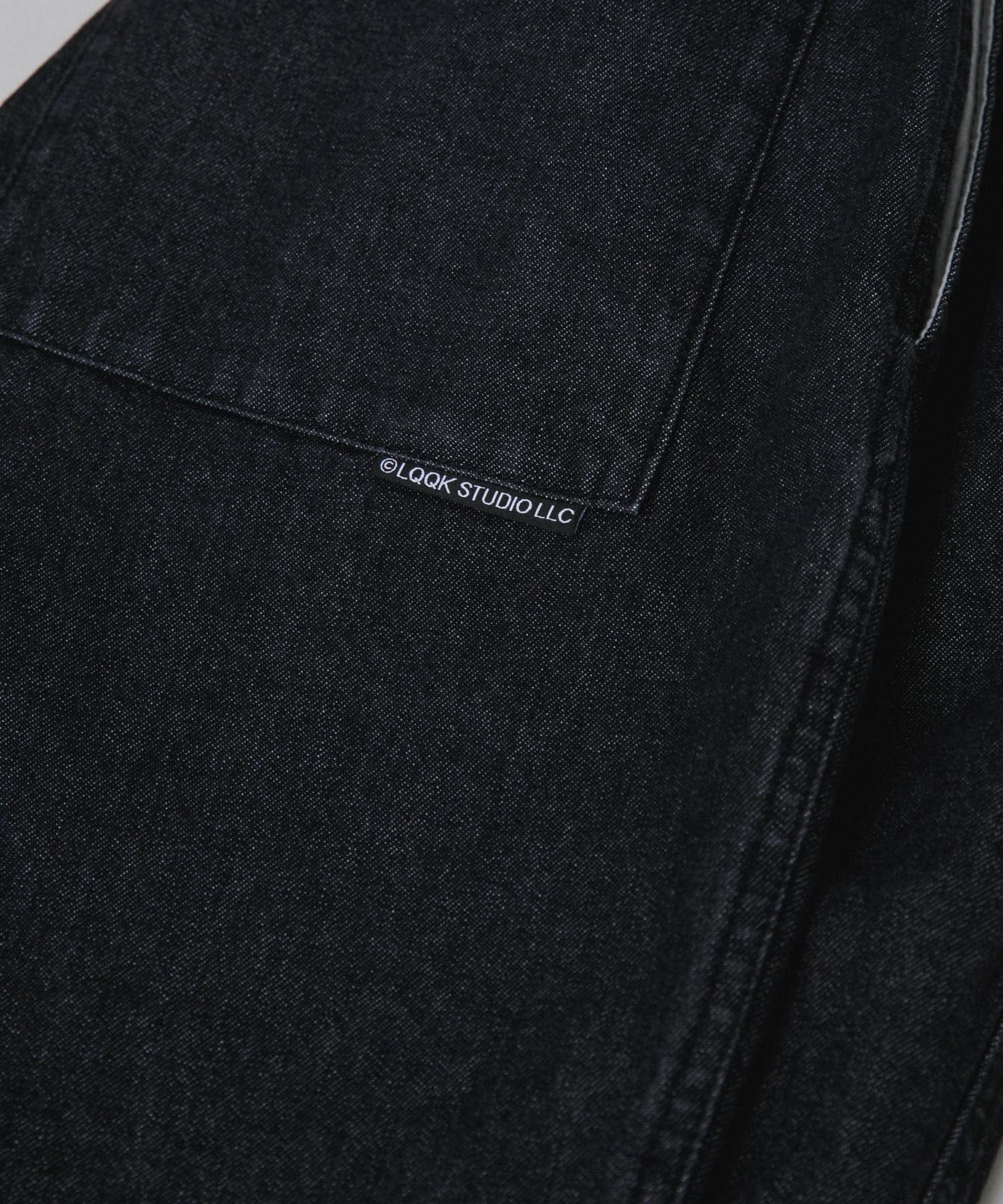 LQQK Studio　DENIM JAM PANTS BLACK M