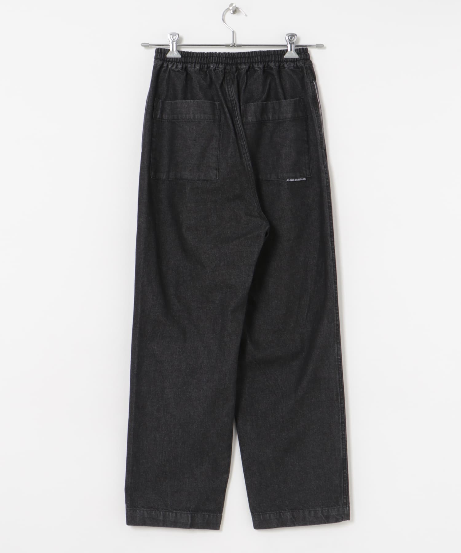 LQQK Studio　DENIM JAM PANTS BLACK M