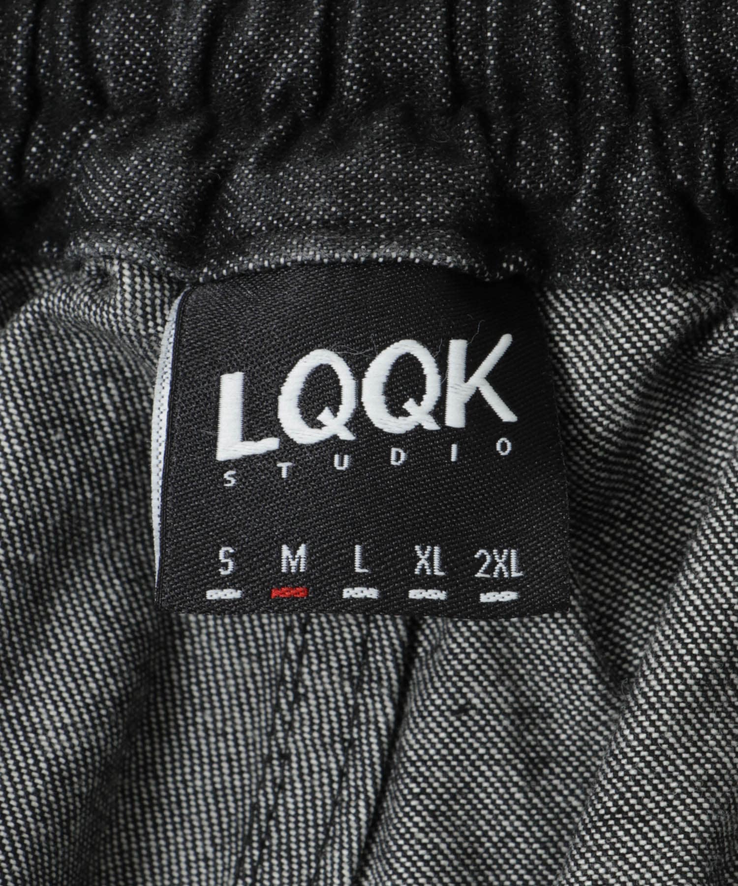 LQQK Studio　DENIM JAM PANTS BLACK M