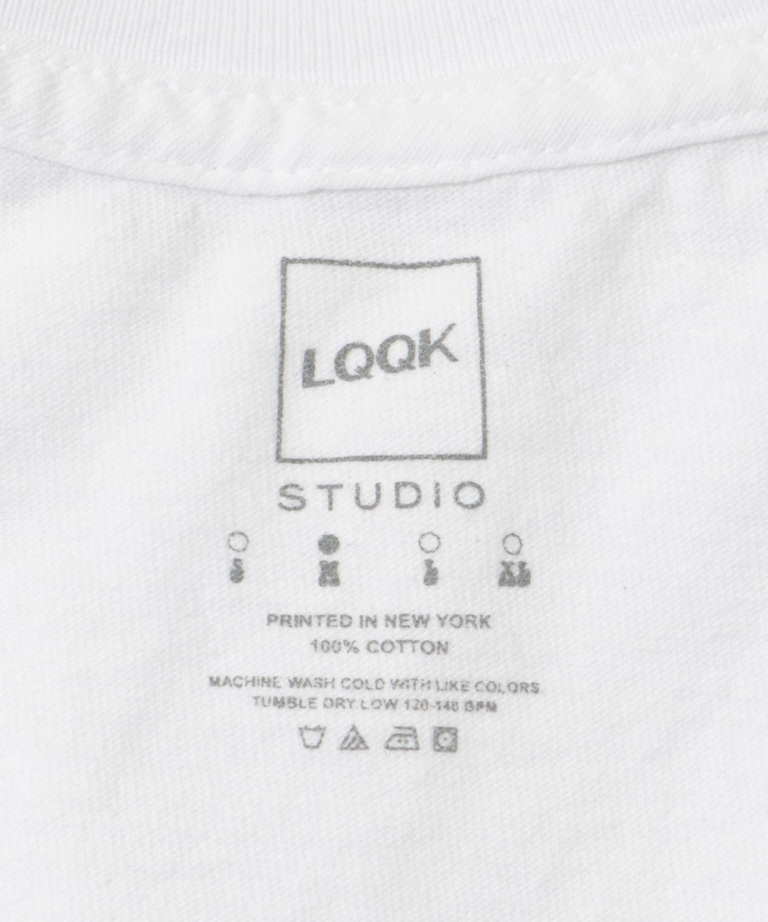 LQQK Studio　MORTOCYCLE TEE WHITE M