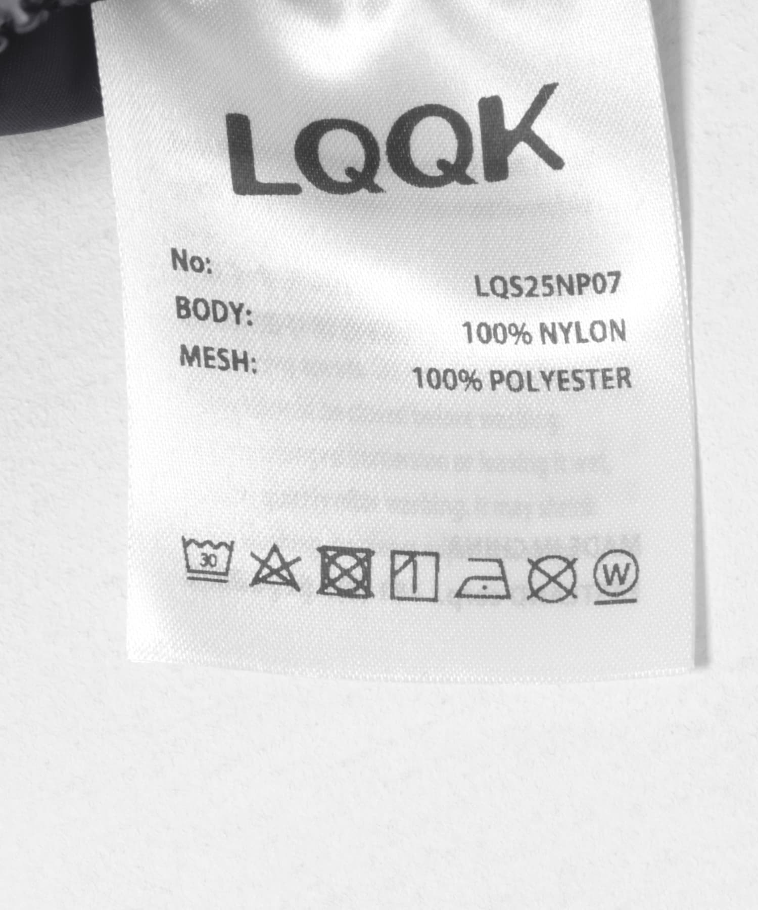 LQQK Studio　NYLON PANTS NAVY L