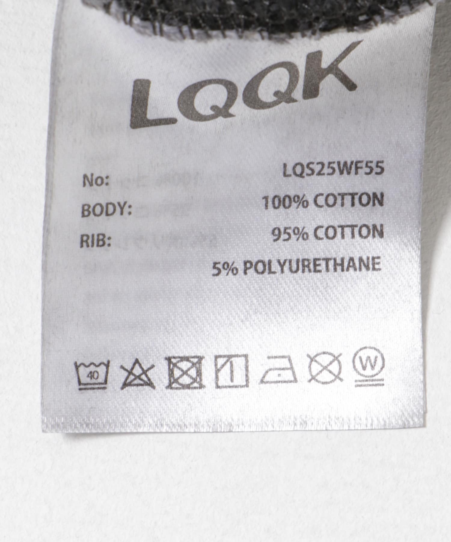 LQQK Studio　WASHED FLEECE PANTS WASH BLACK M