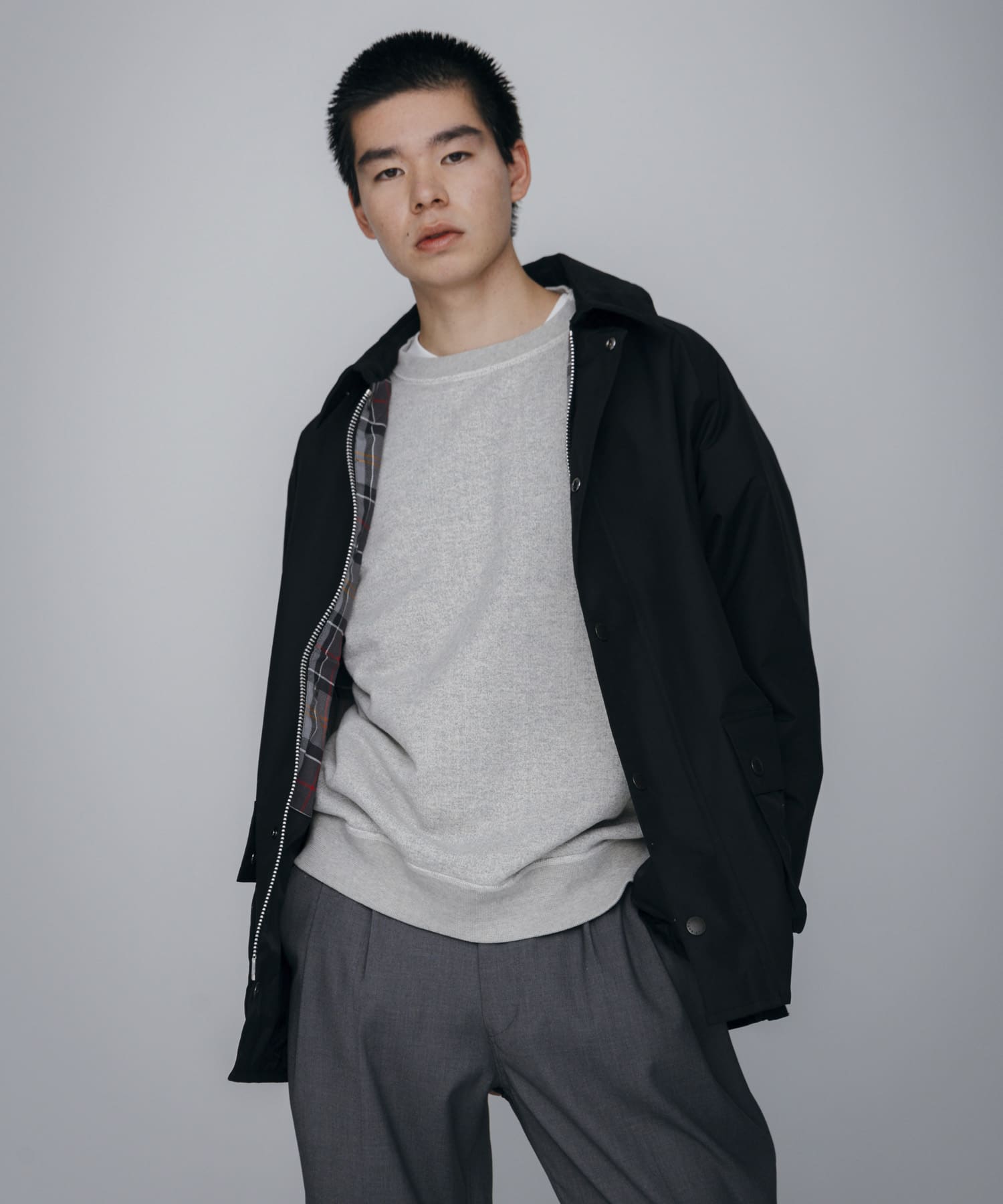 model身長：174cm 着用サイズ：40