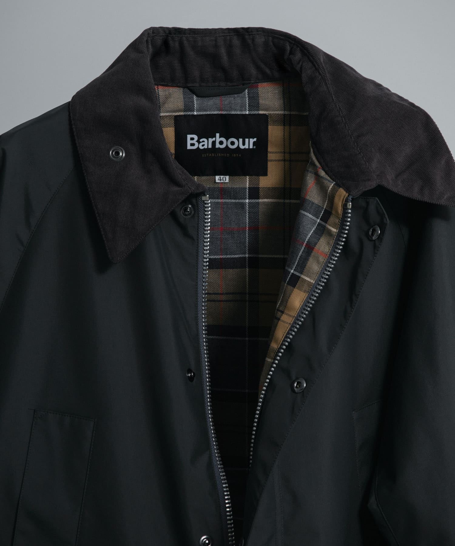 『別注』Barbour / URBS　OS BEDALE H-40 GREY 42